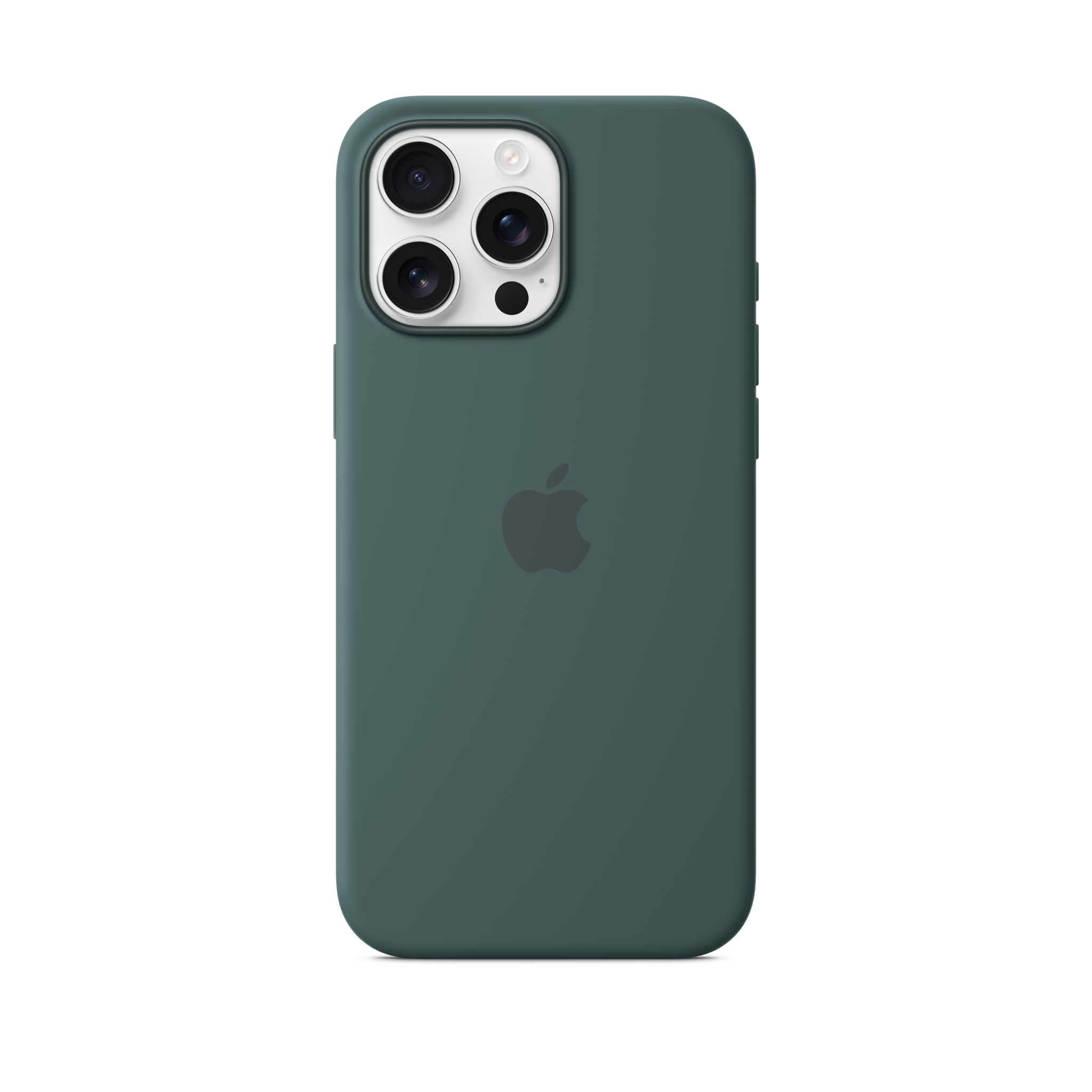 iPhone 16 Pro Max Silicone Case with MagSafe — Lake Green