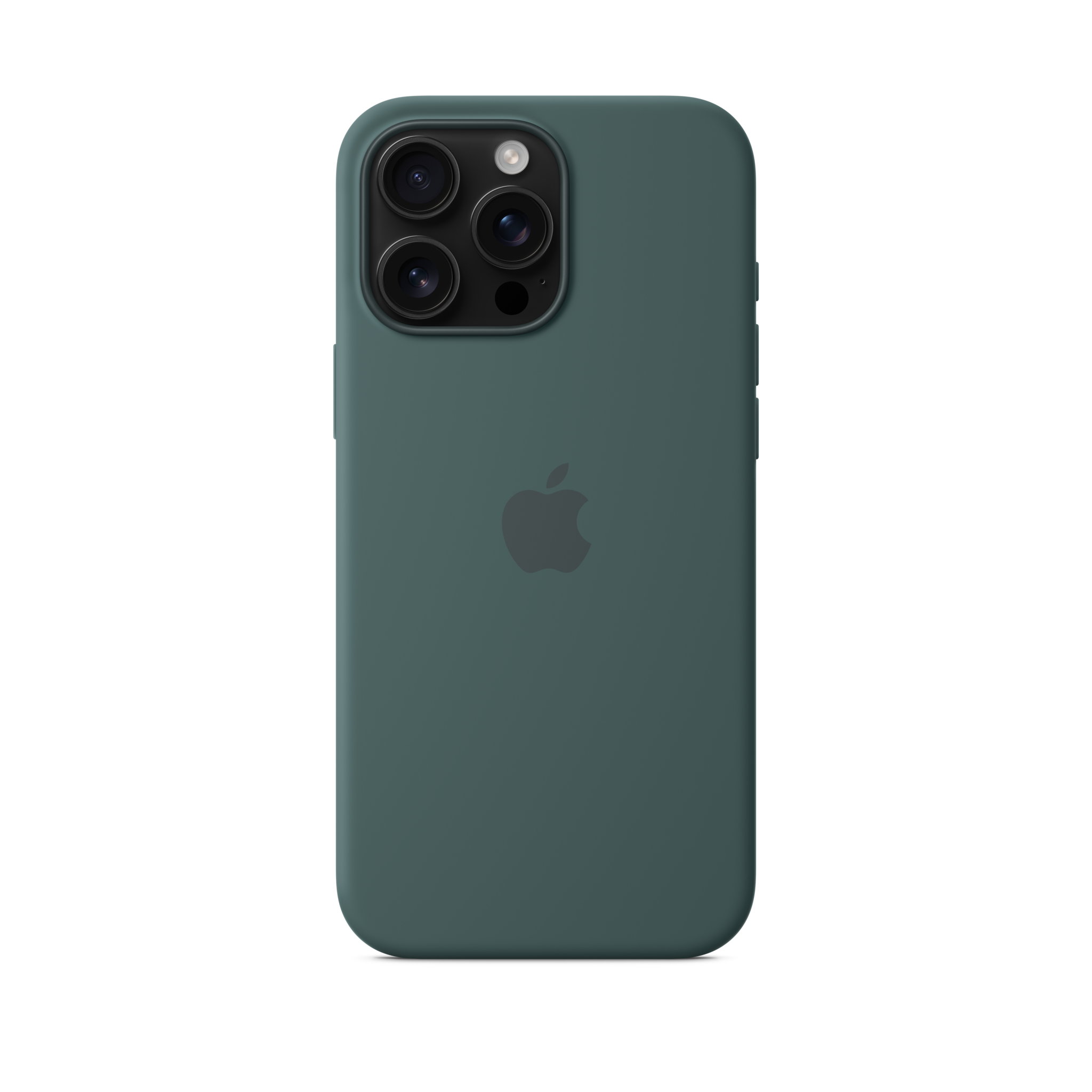 iPhone 16 Pro Max Silicone Case with MagSafe — Lake Green