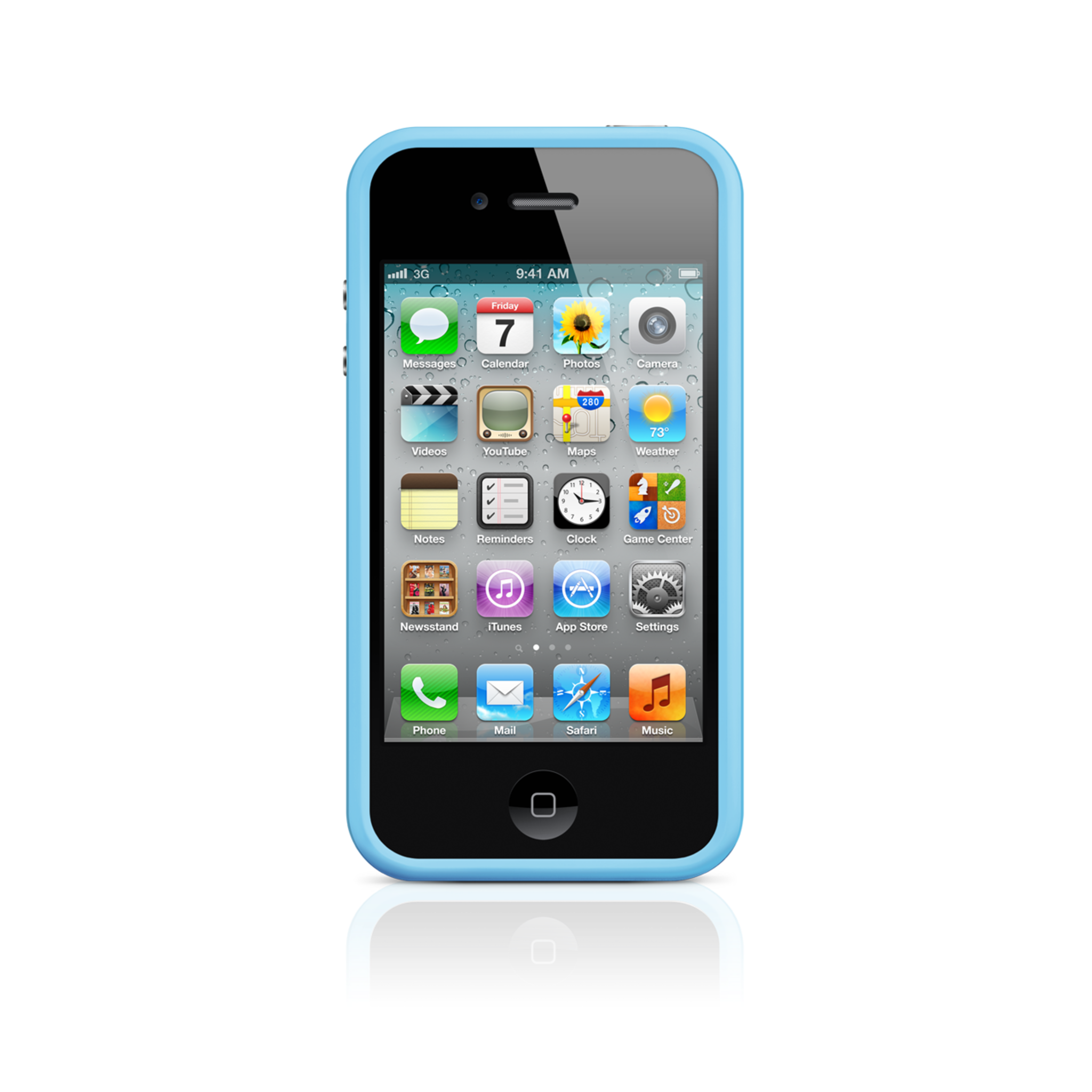 iPhone 4 Bumper — Blue