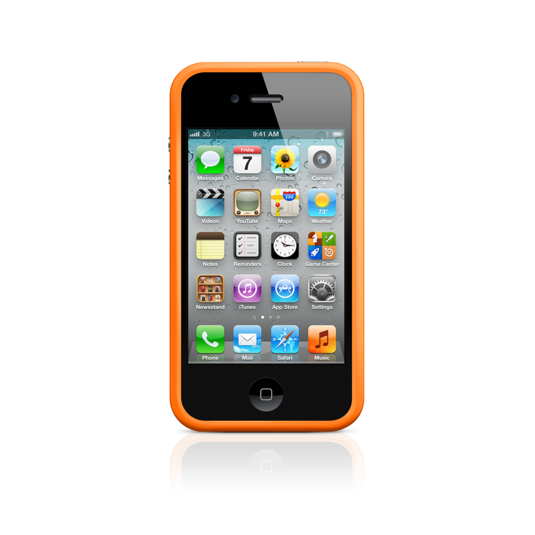 iPhone 4 Bumper — Orange