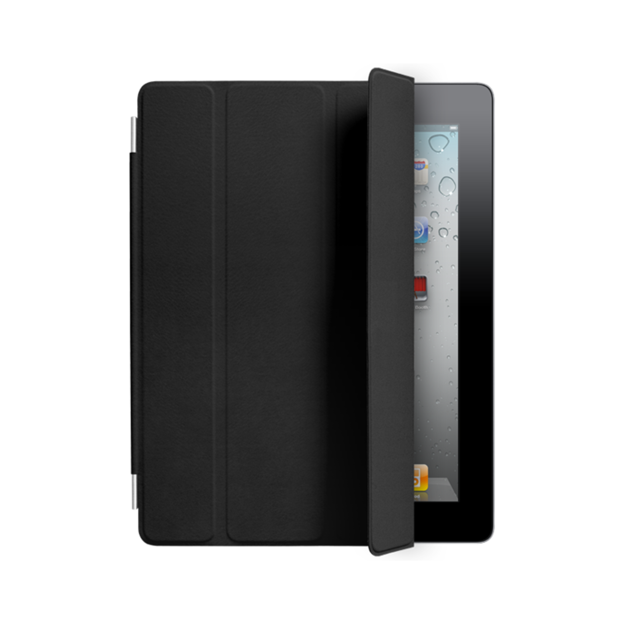 iPad Smart Cover — Leather Black