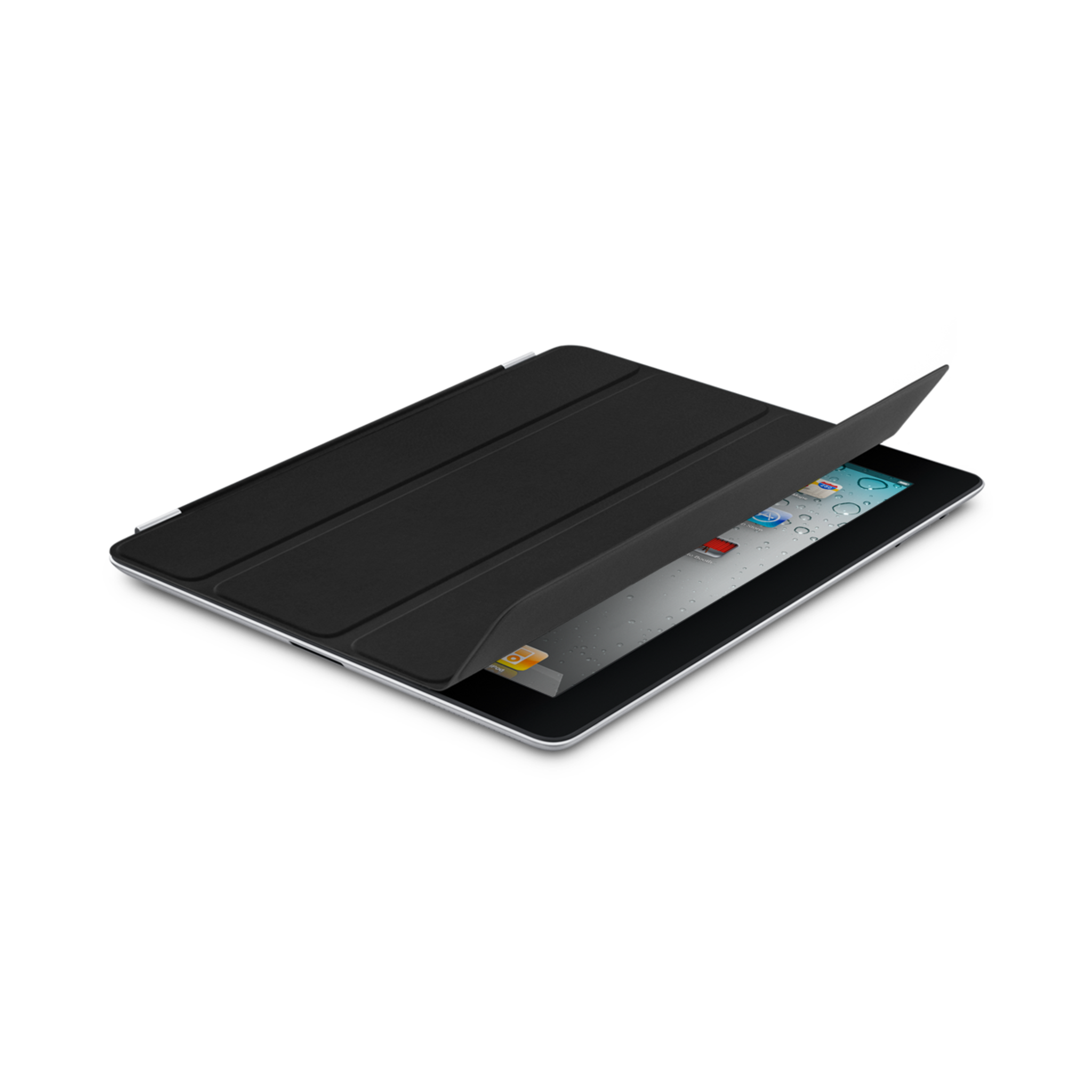 iPad Smart Cover — Leather Black