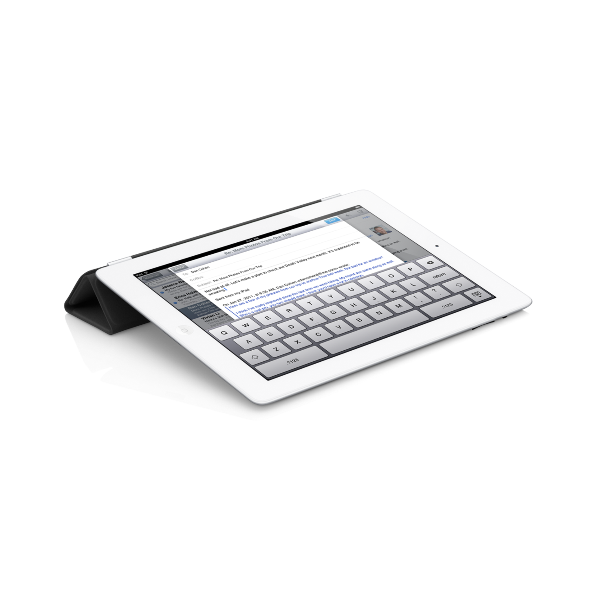 iPad Smart Cover — Leather Black