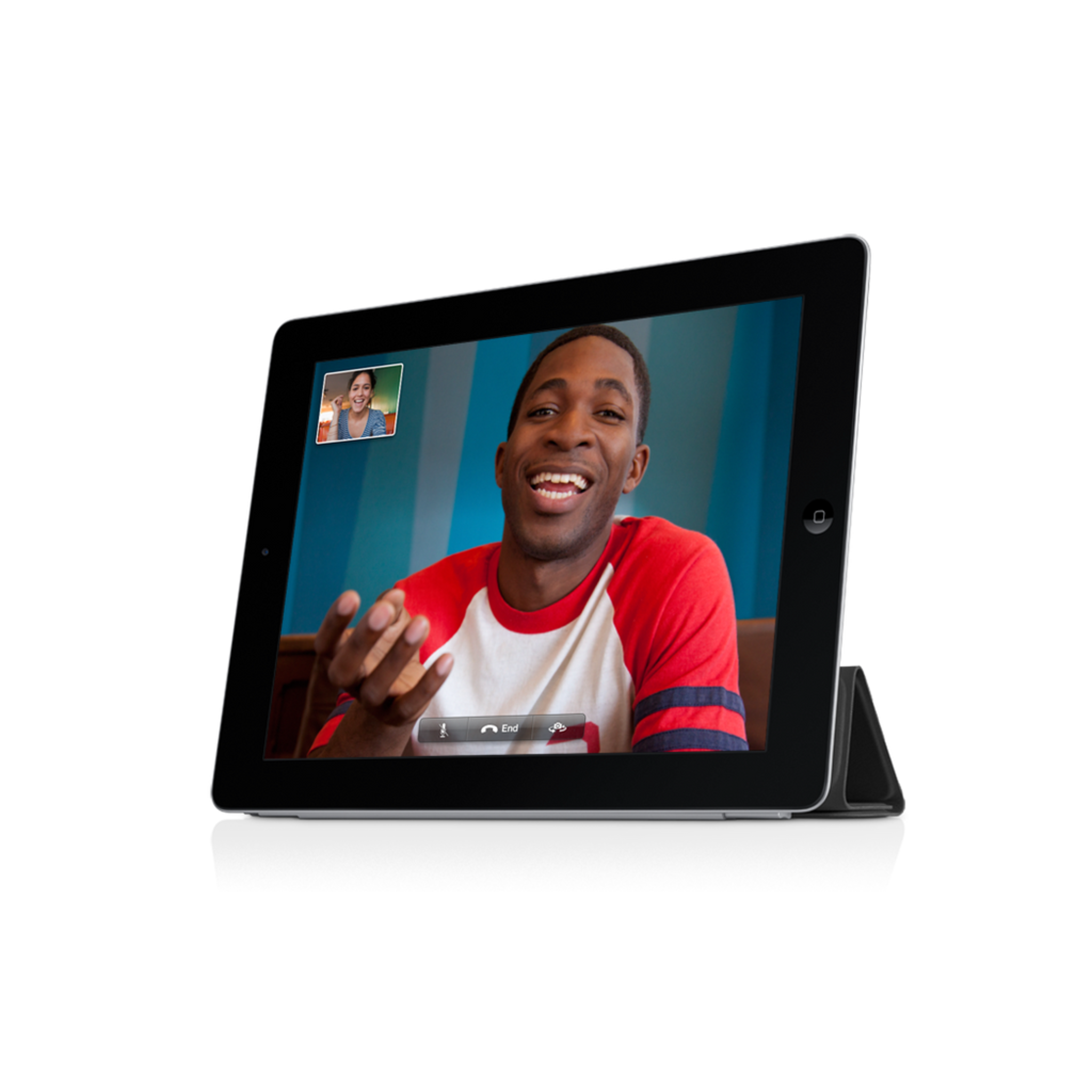 iPad Smart Cover — Leather Black