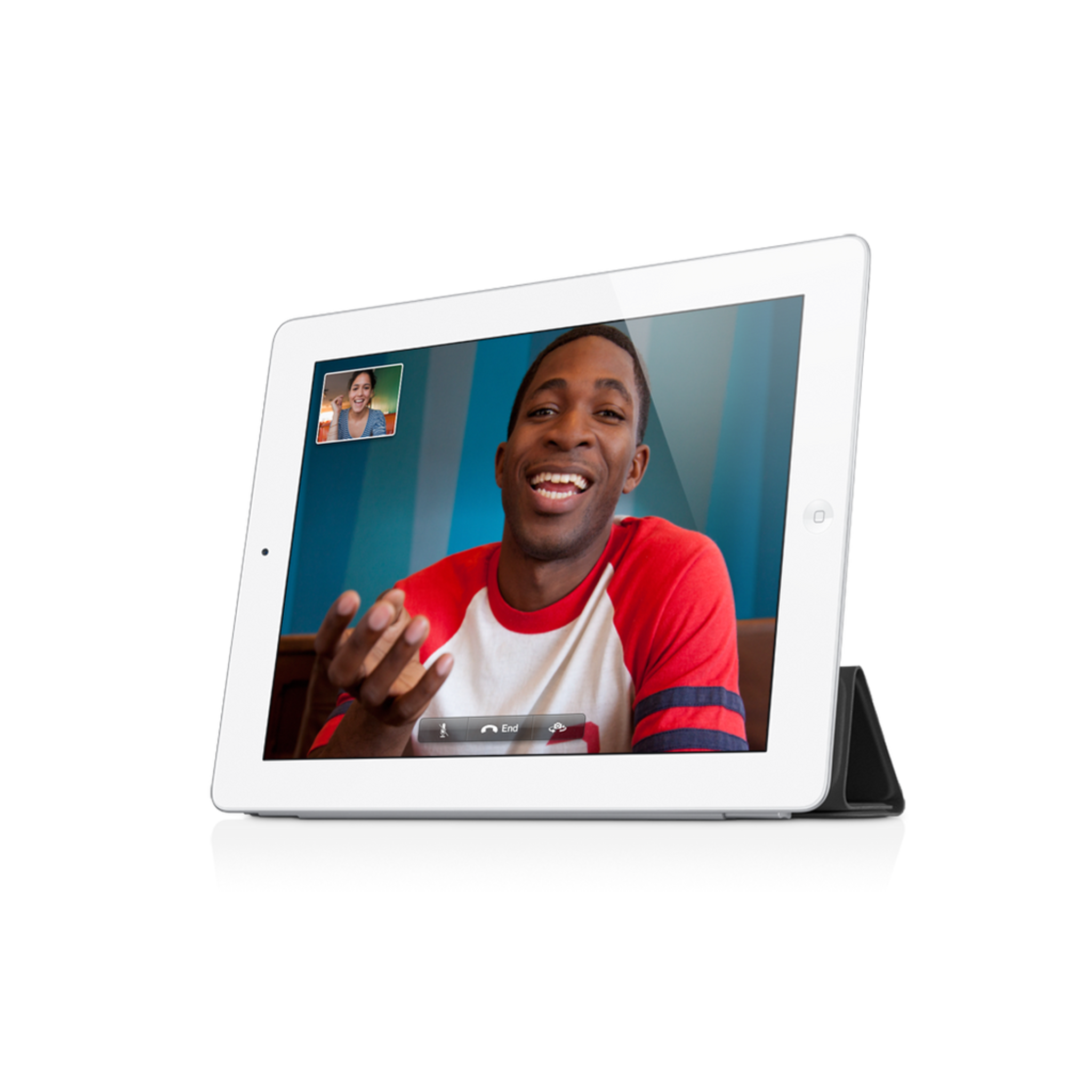 iPad Smart Cover — Leather Black