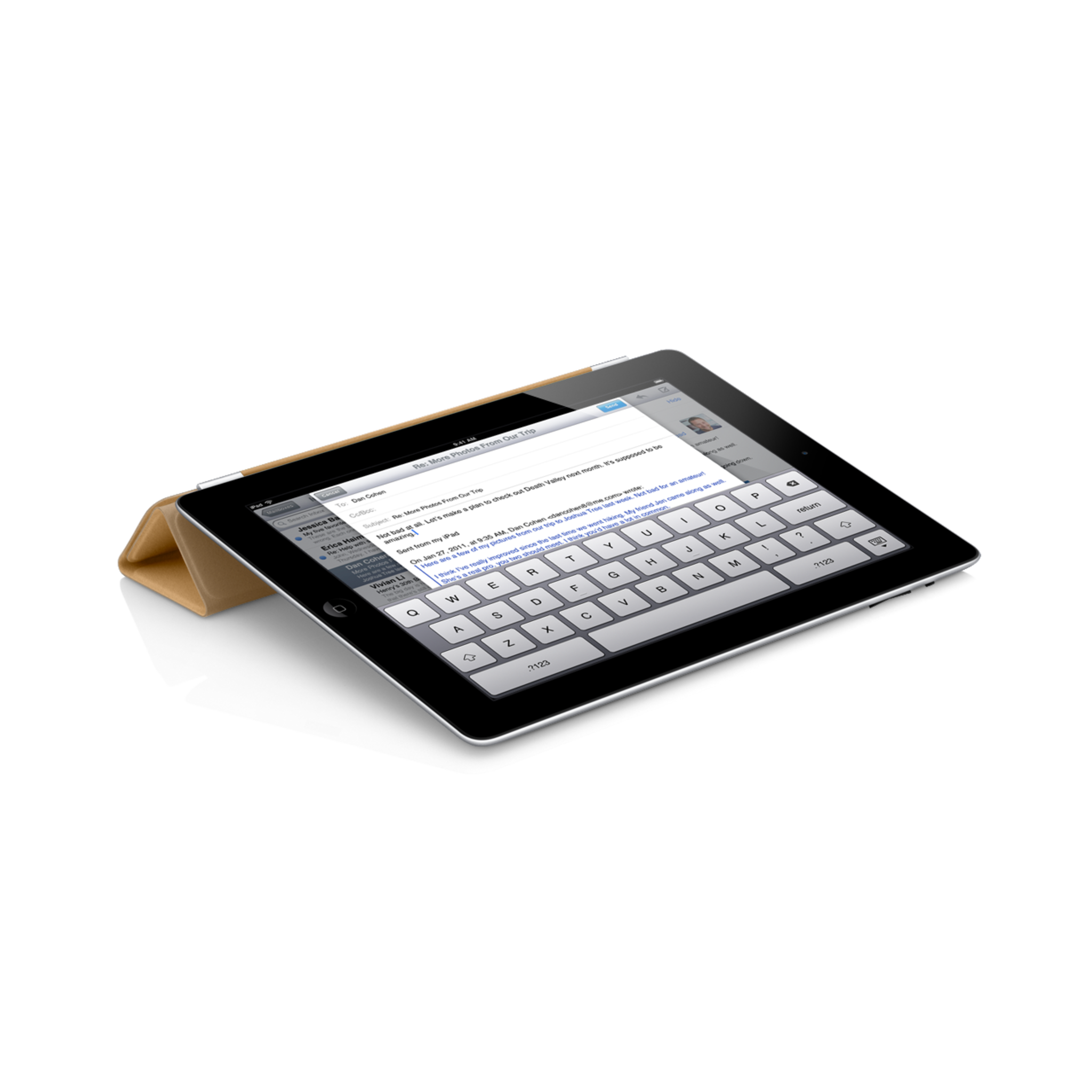 iPad Smart Cover — Leather Tan