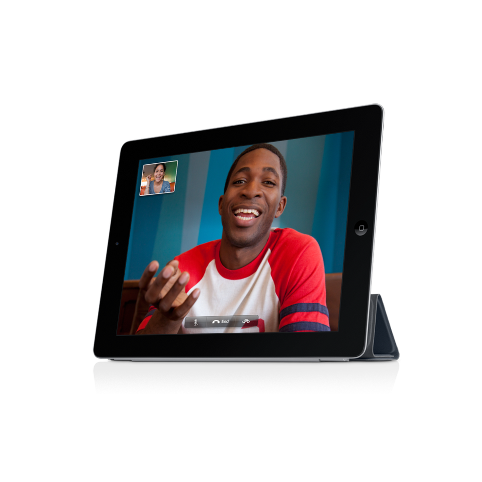 iPad Smart Cover — Leather Navy