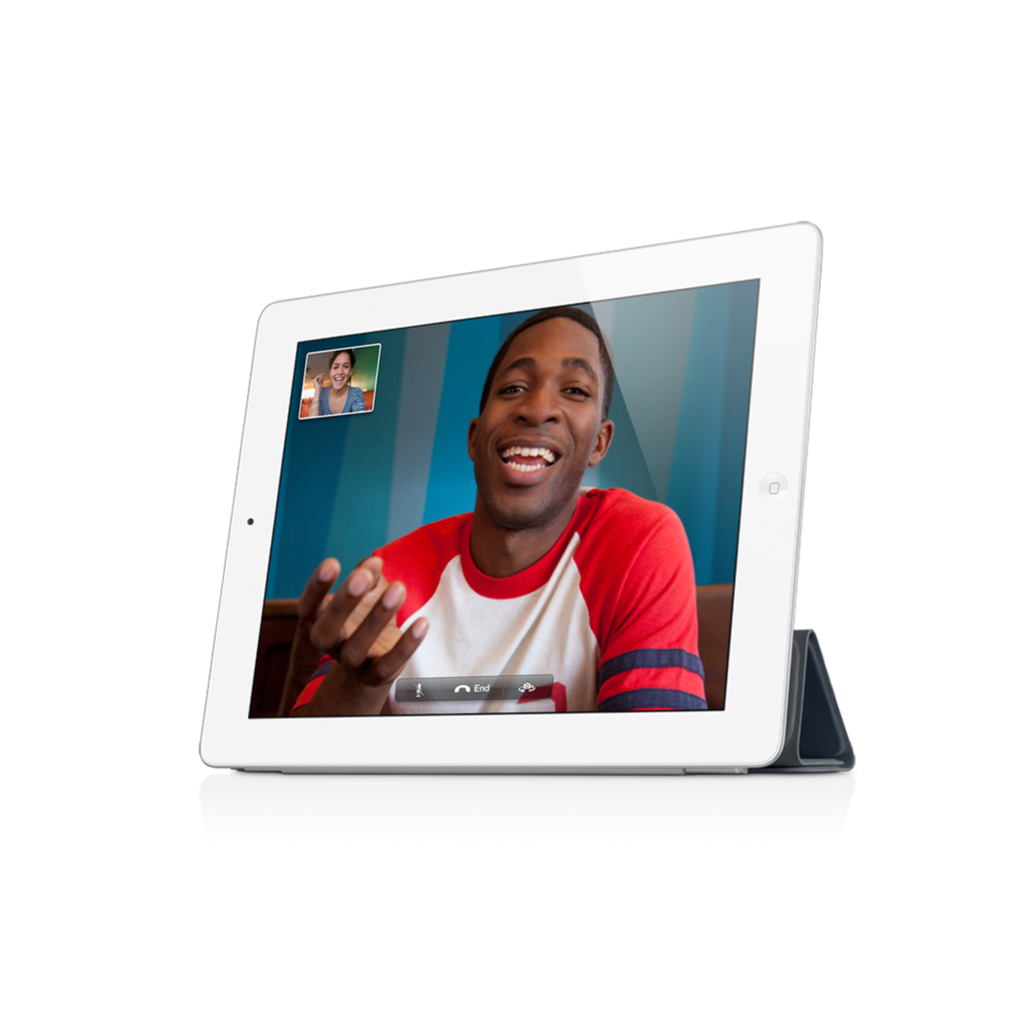 iPad Smart Cover — Leather Navy