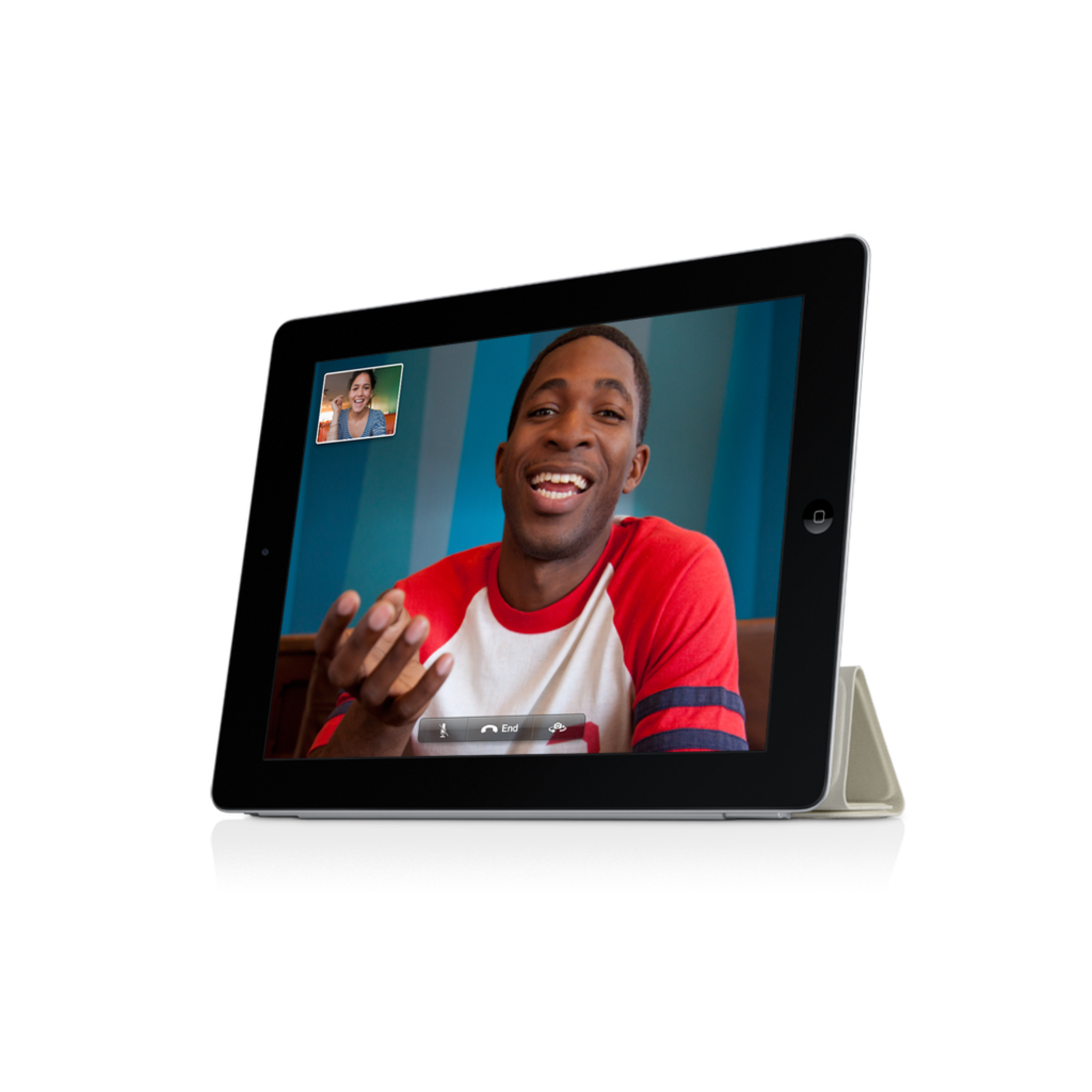 iPad Smart Cover — Leather Cream