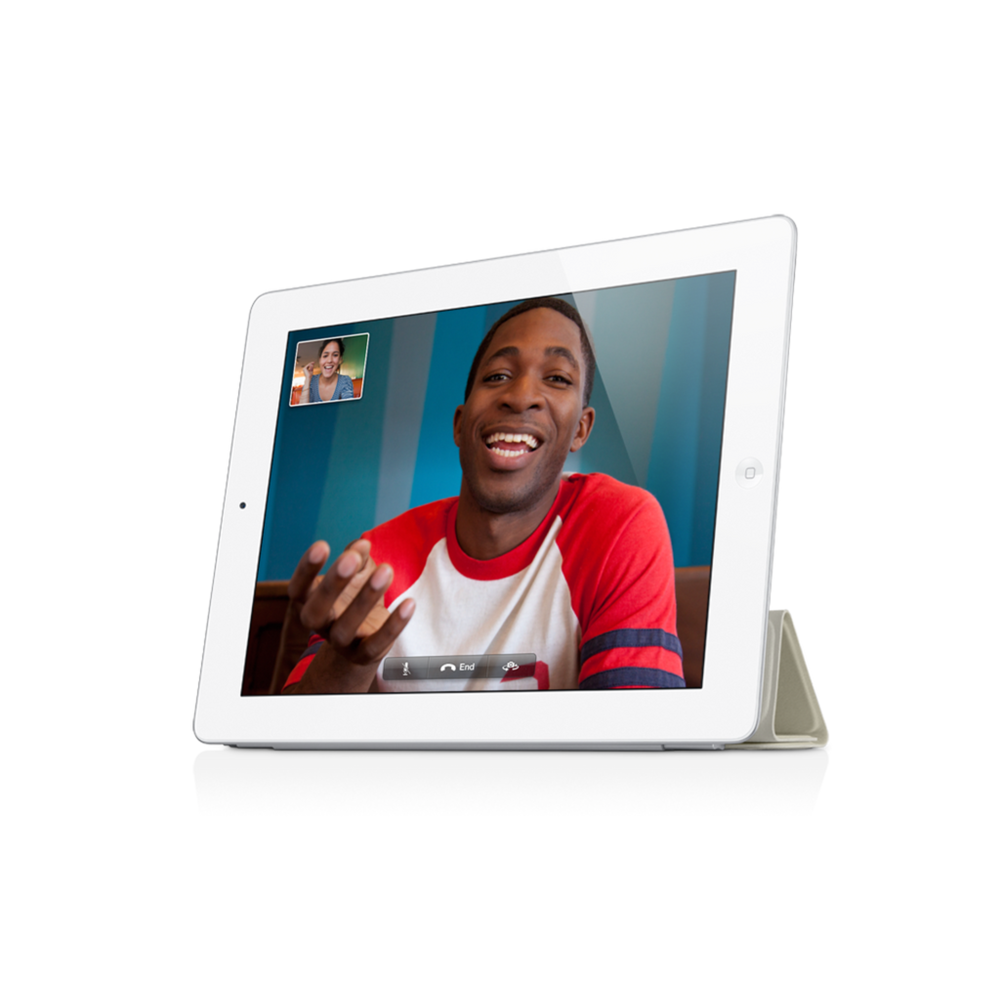 iPad Smart Cover — Leather Cream