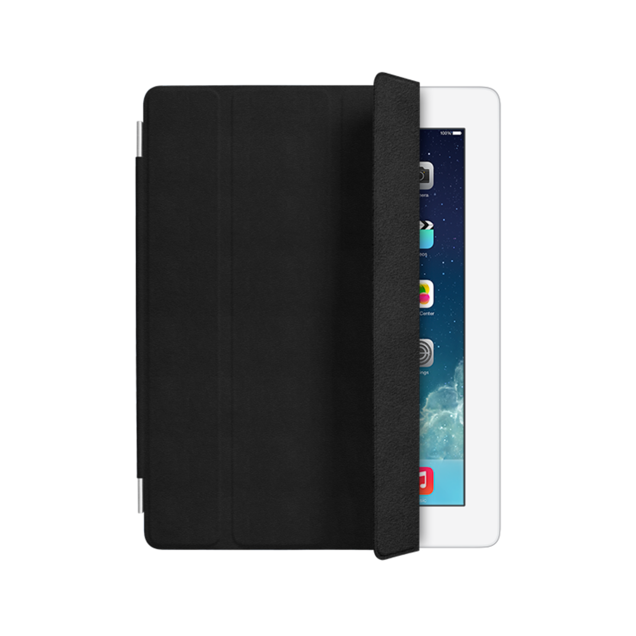 iPad Smart Cover — Leather Black