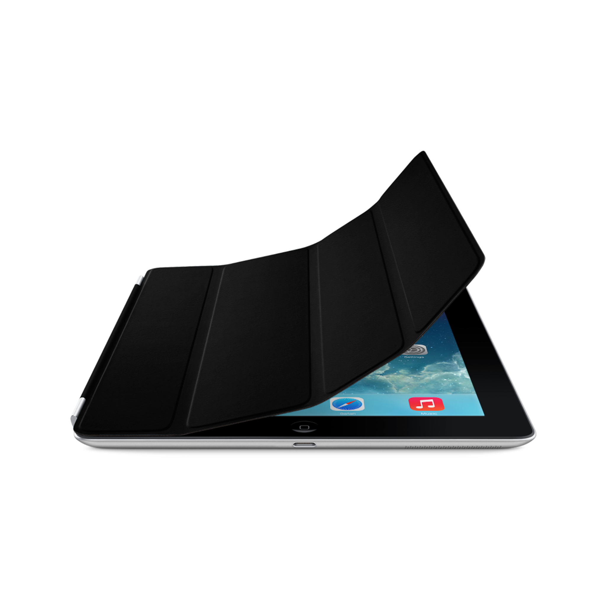 iPad Smart Cover — Leather Black