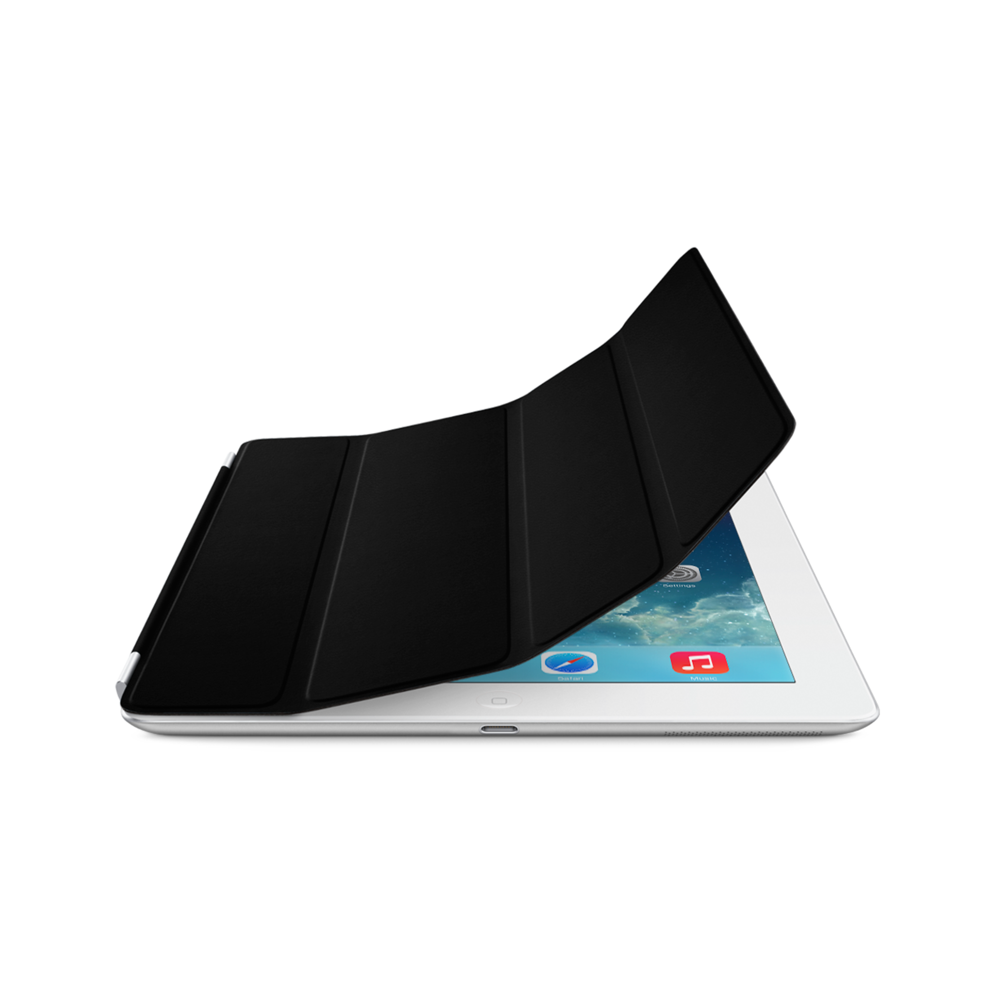 iPad Smart Cover — Leather Black