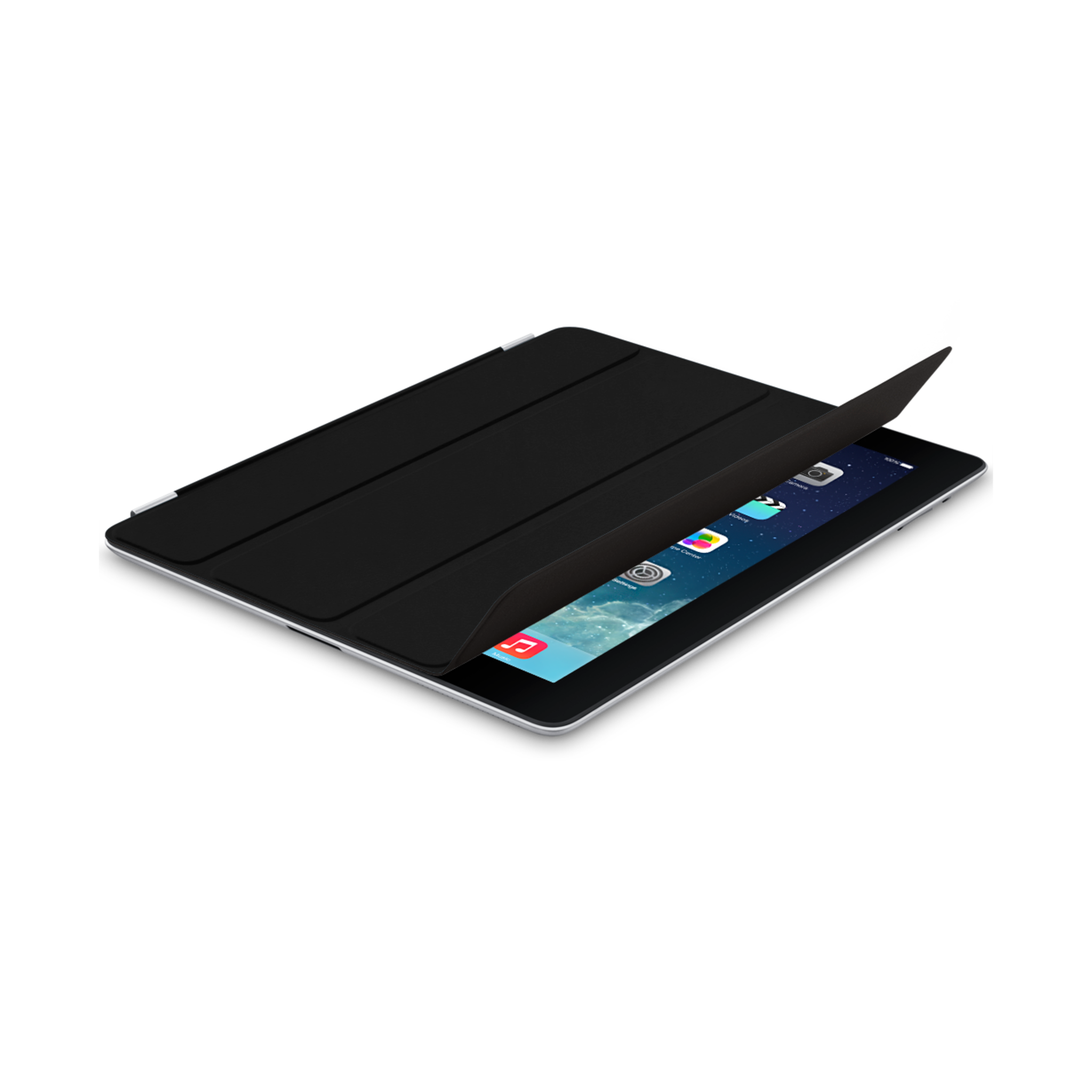 iPad Smart Cover — Leather Black