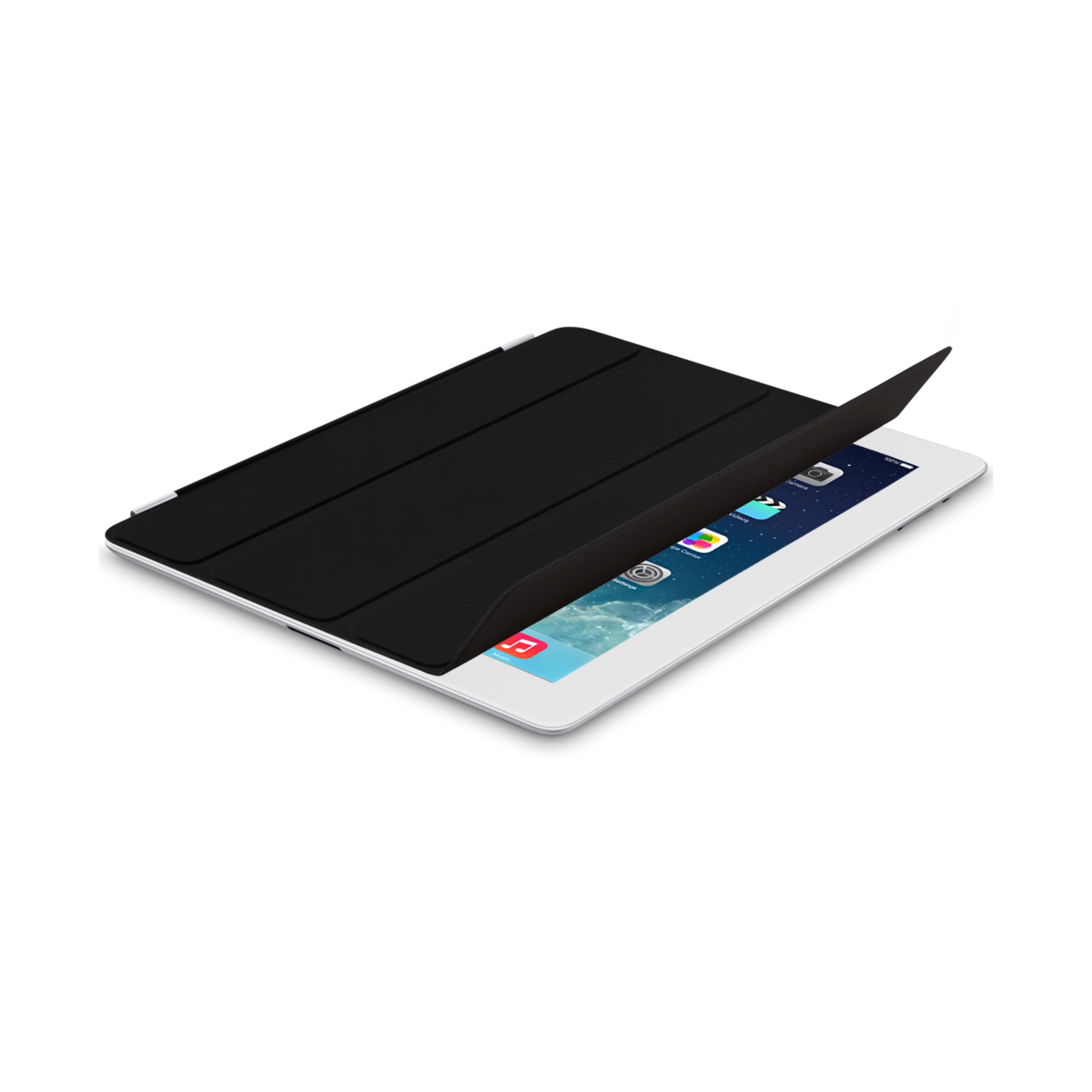 iPad Smart Cover — Leather Black