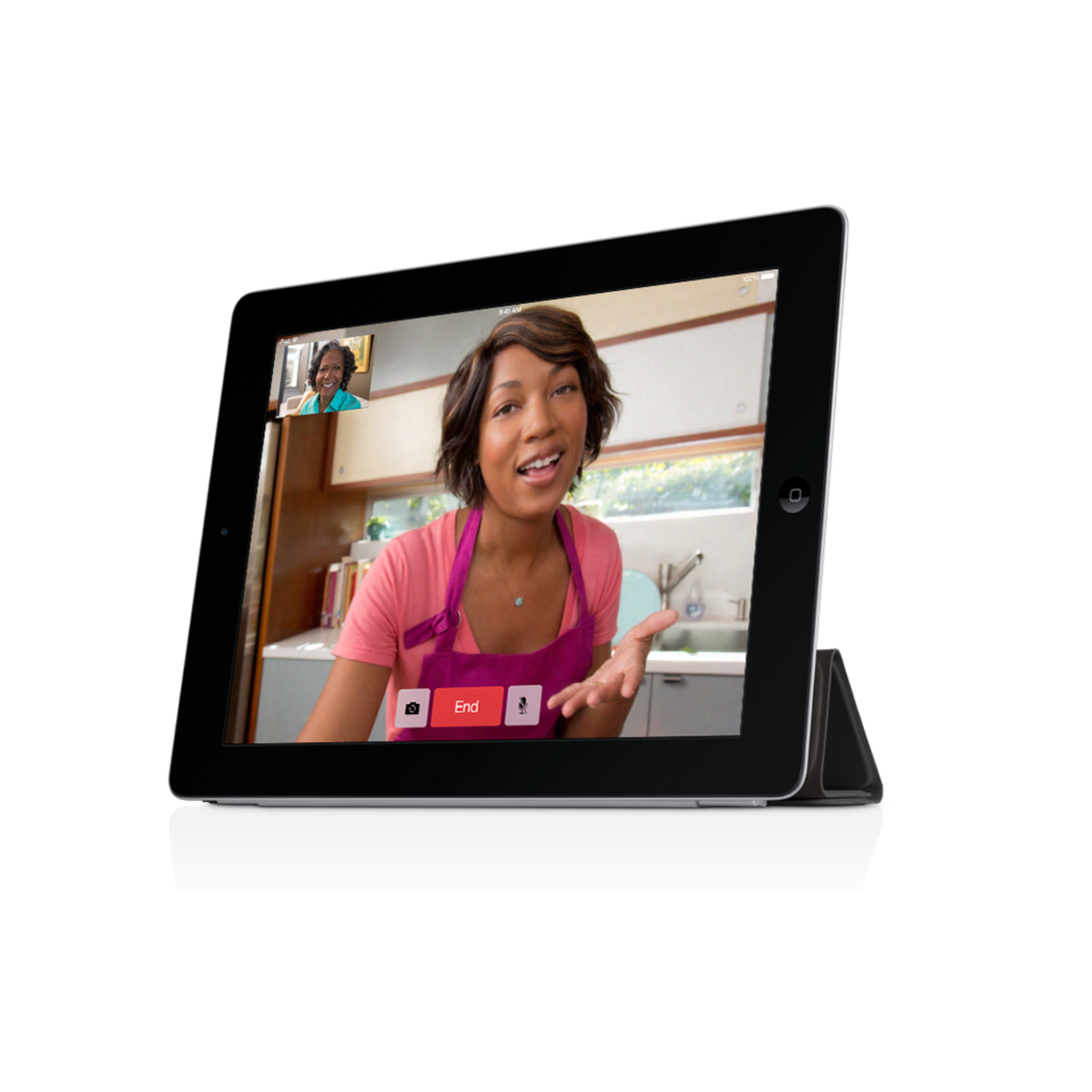 iPad Smart Cover — Leather Black