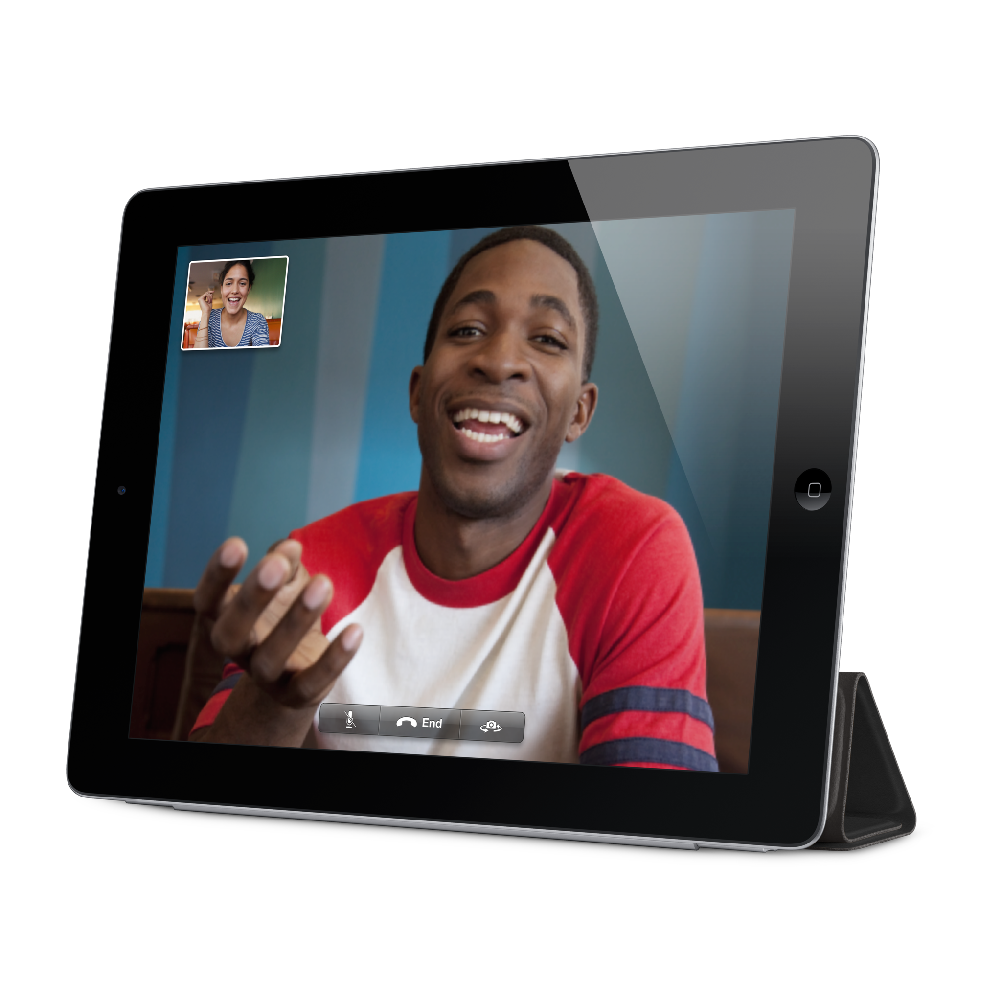 iPad Smart Cover — Leather Black