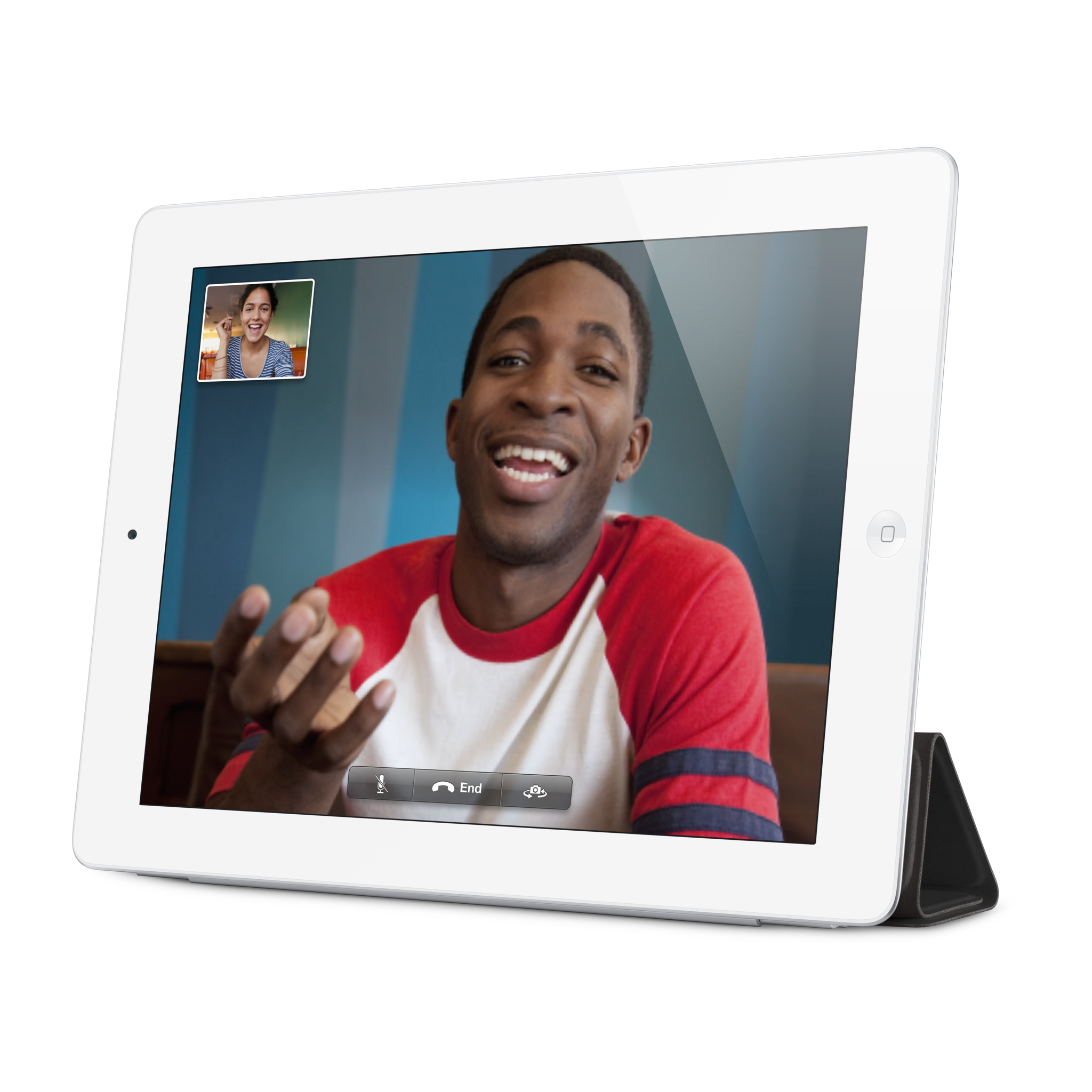 iPad Smart Cover — Leather Black