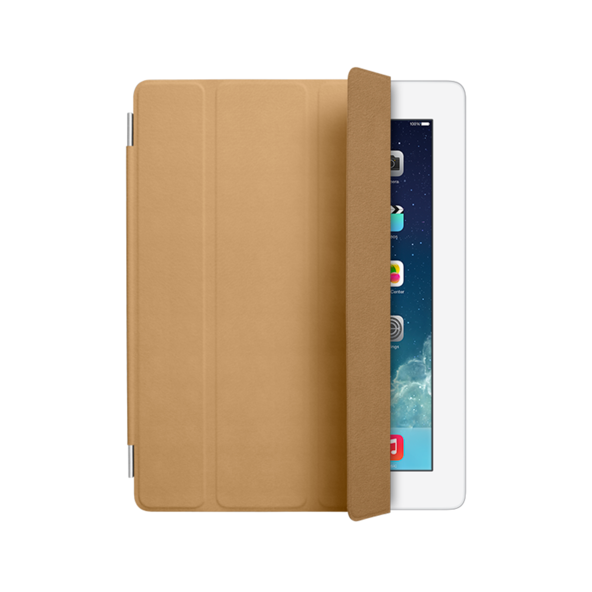 iPad Smart Cover — Leather Tan