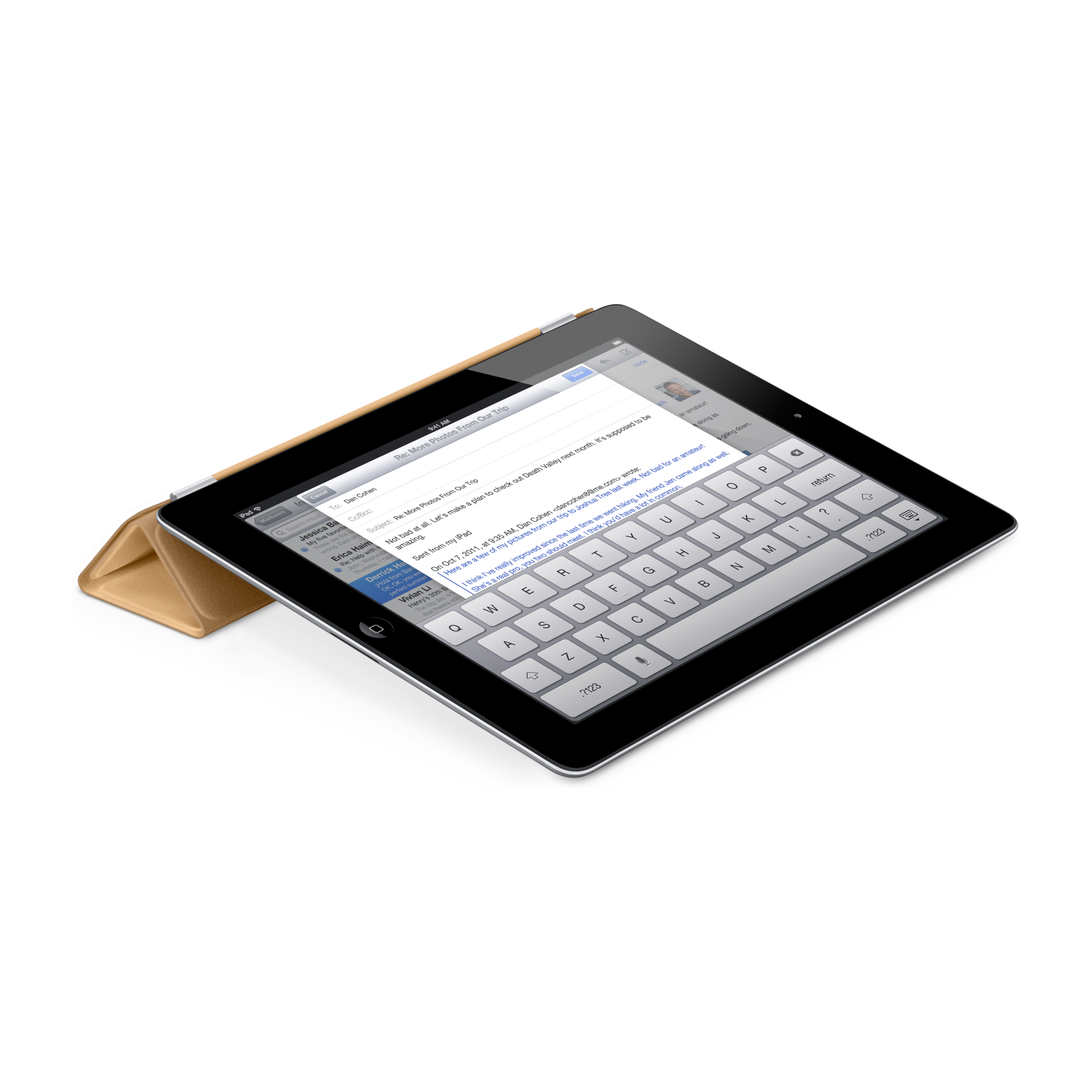 iPad Smart Cover — Leather Tan