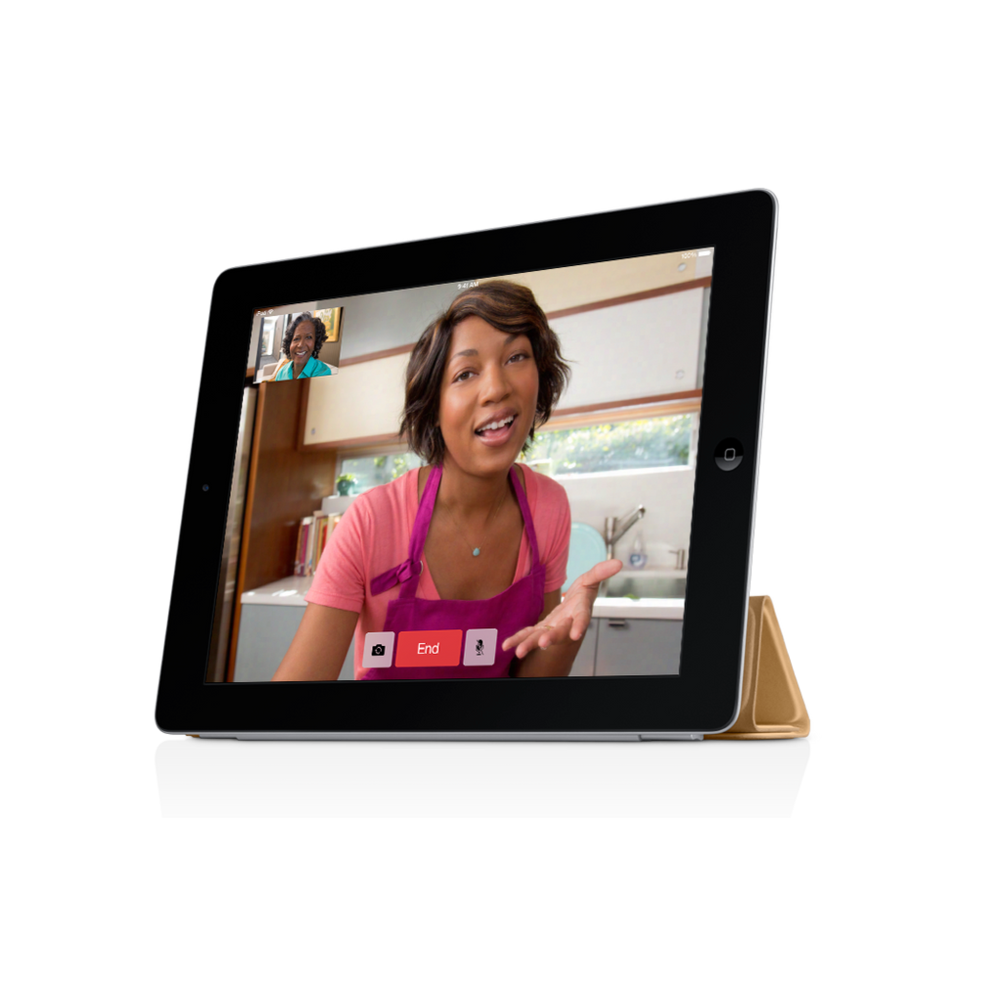 iPad Smart Cover — Leather Tan