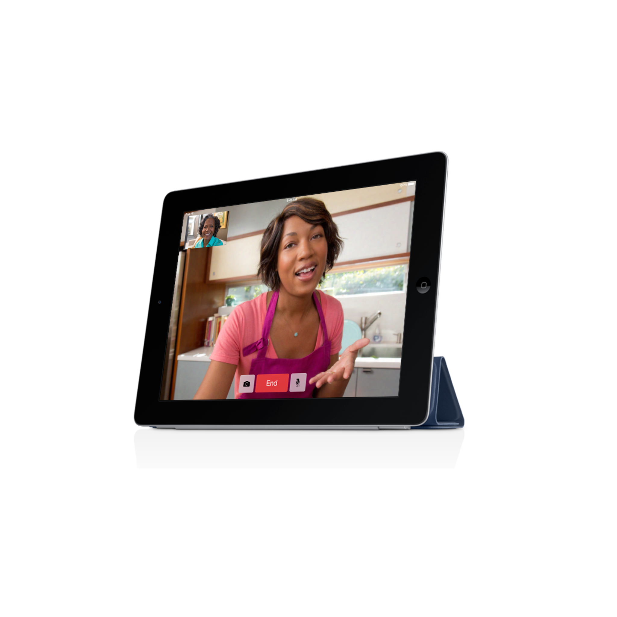 iPad Smart Cover — Leather Navy