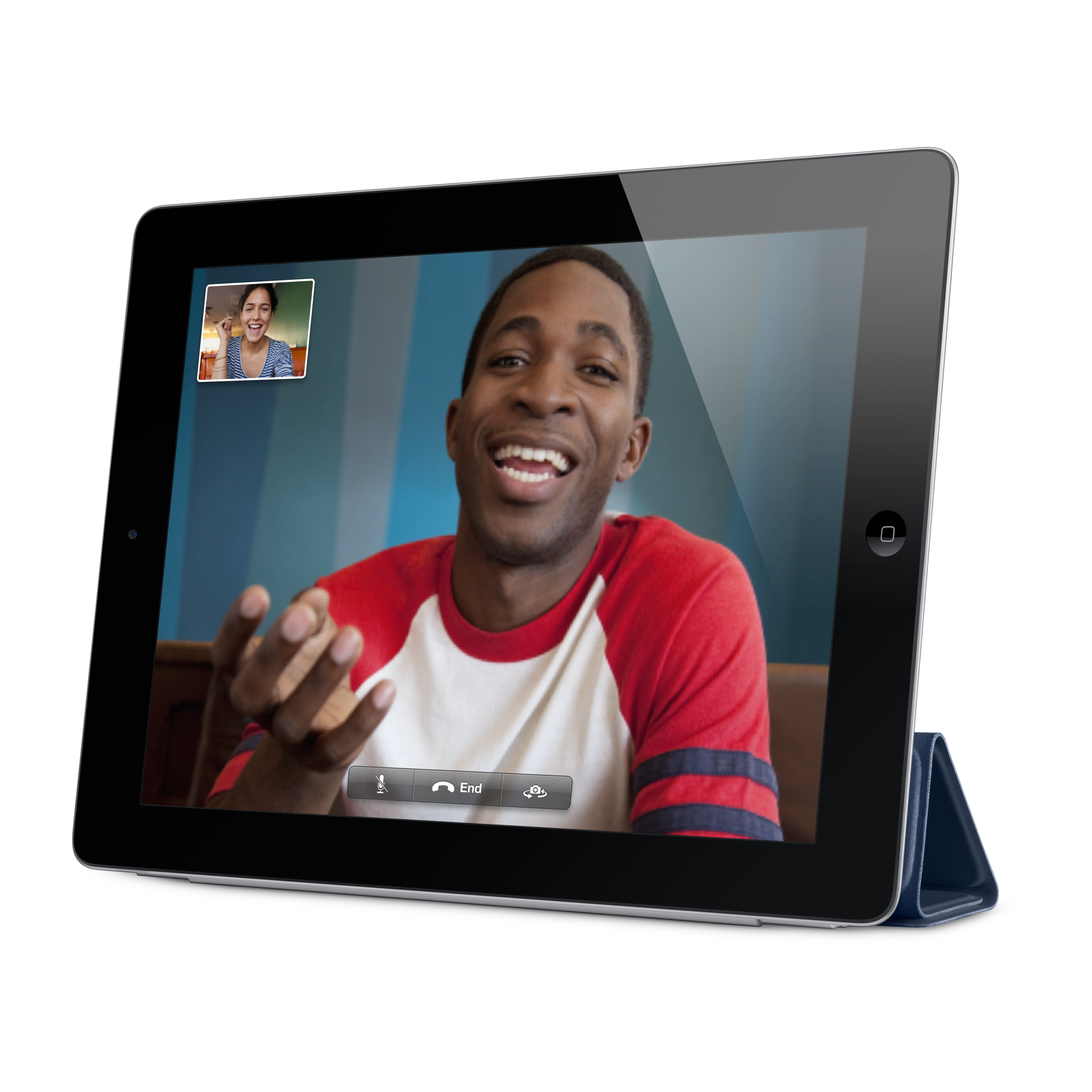 iPad Smart Cover — Leather Navy