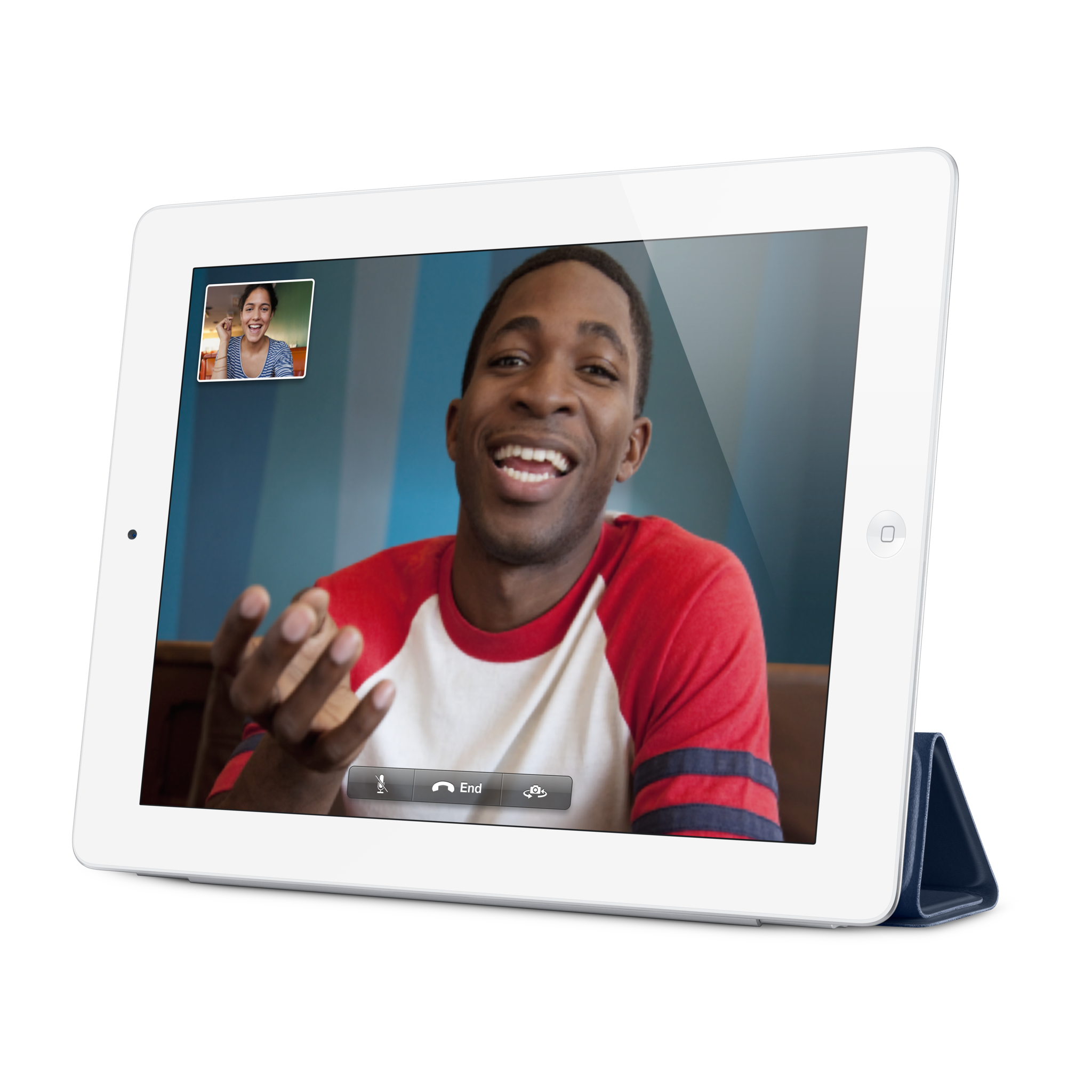 iPad Smart Cover — Leather Navy