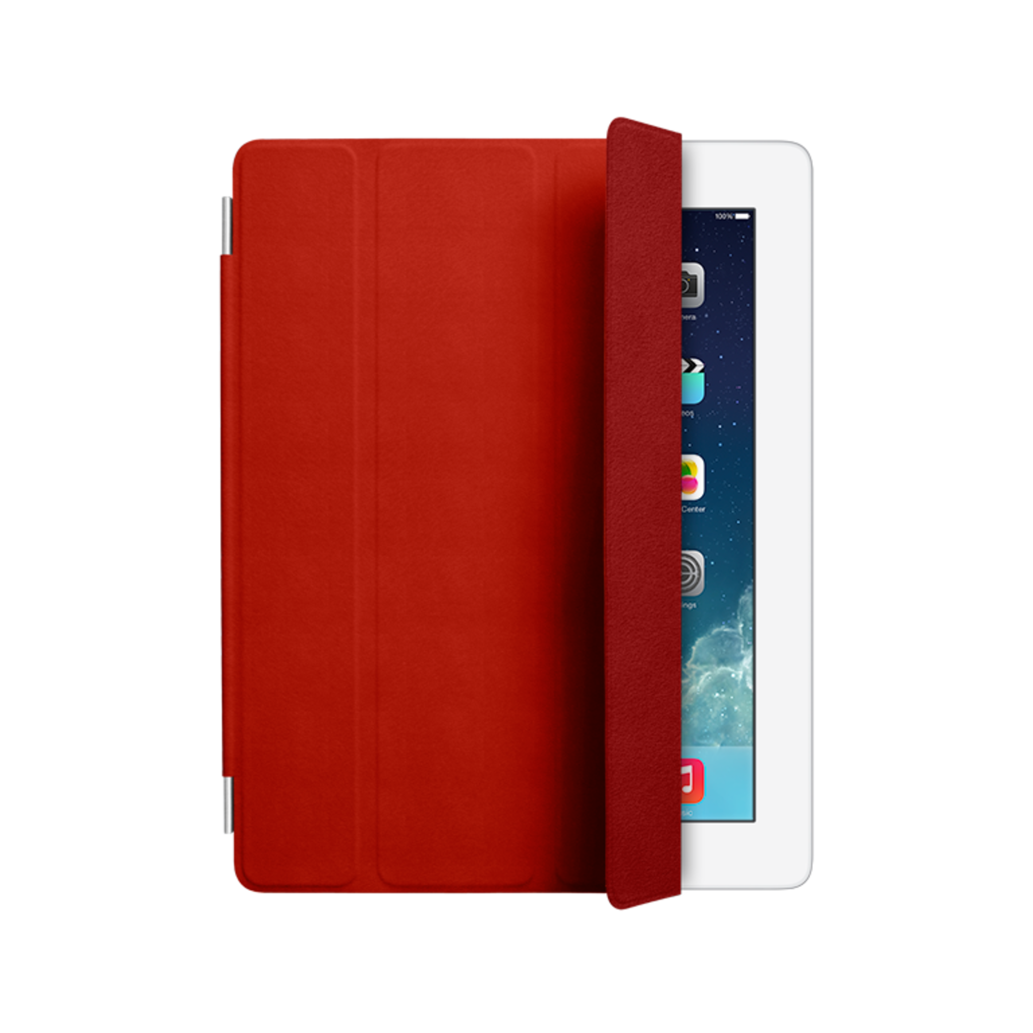 iPad Smart Cover — Leather Red