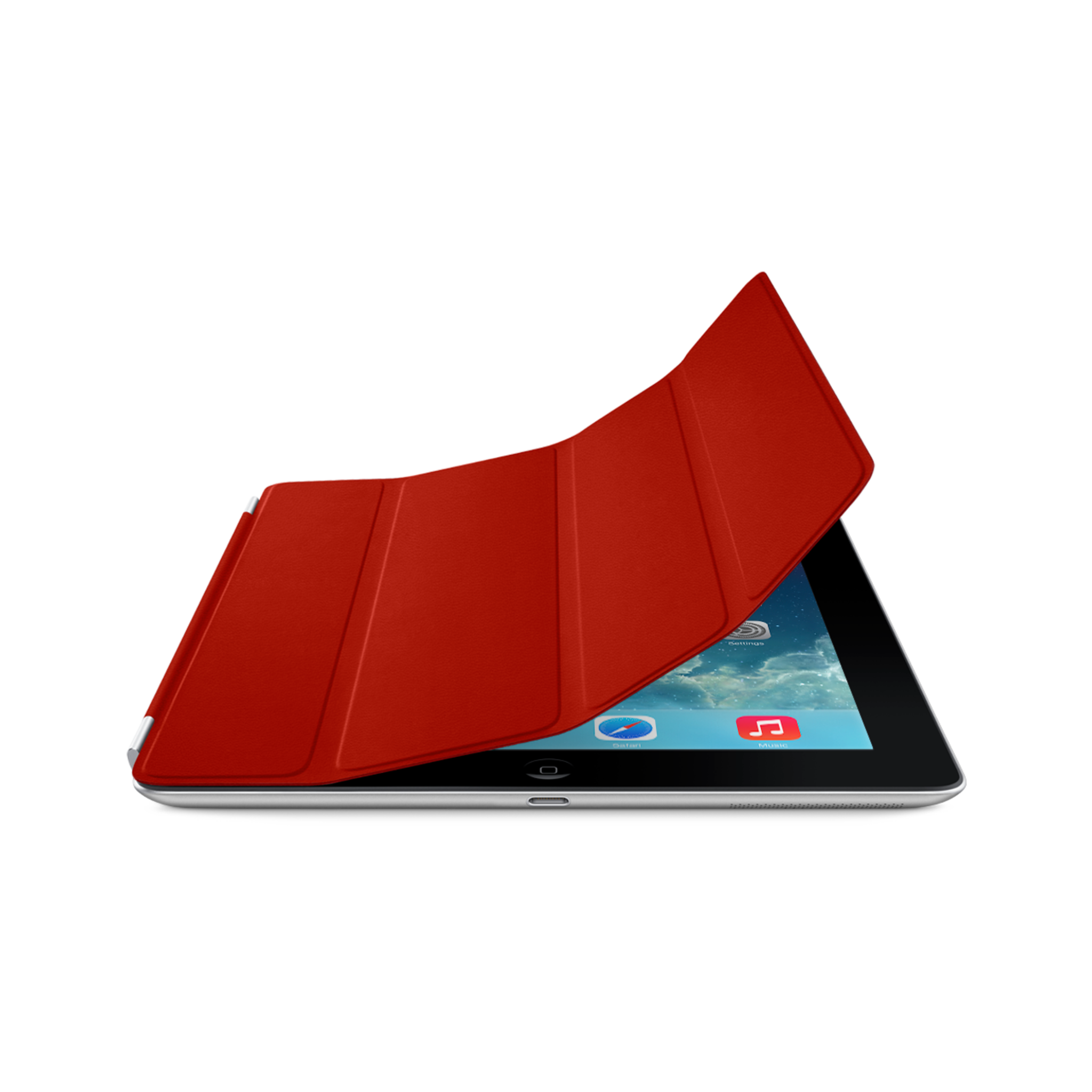 iPad Smart Cover — Leather Red