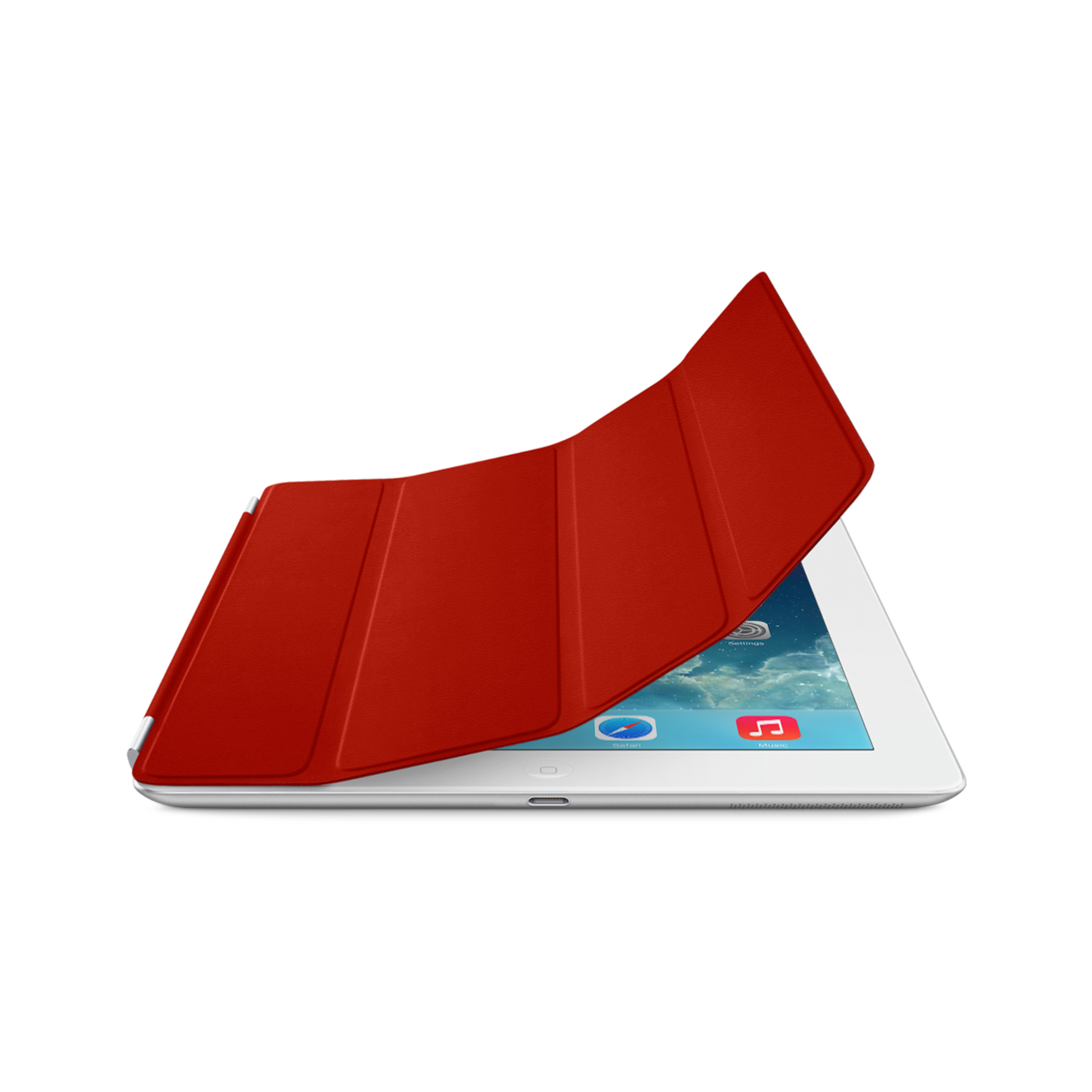 iPad Smart Cover — Leather Red