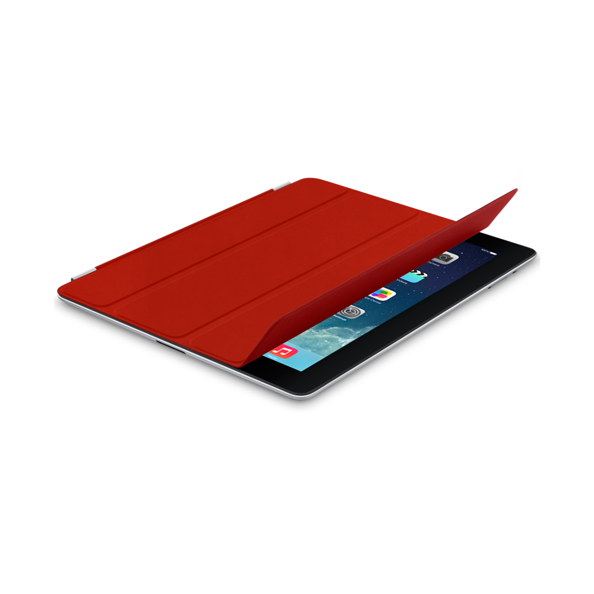 iPad Smart Cover — Leather Red