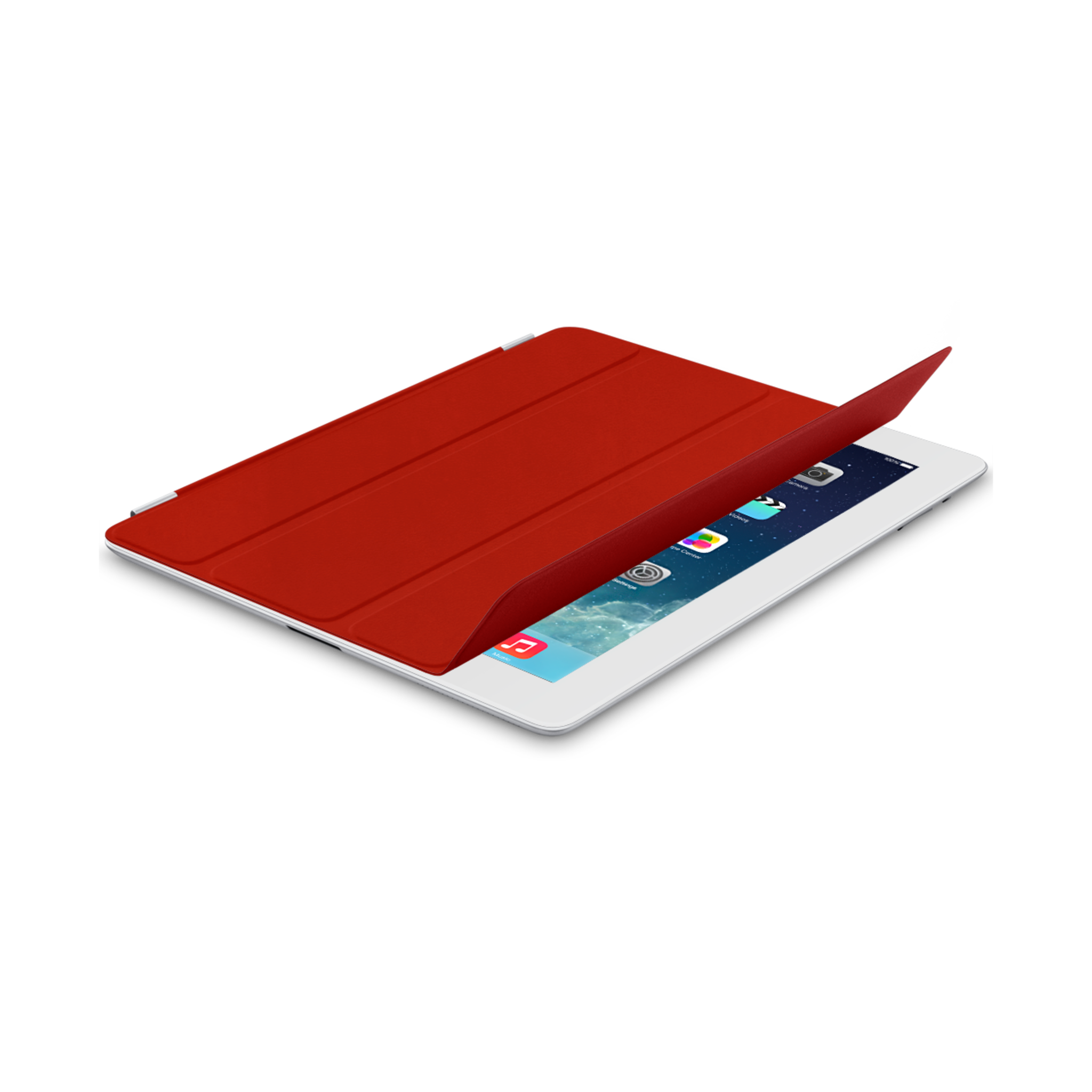 iPad Smart Cover — Leather Red