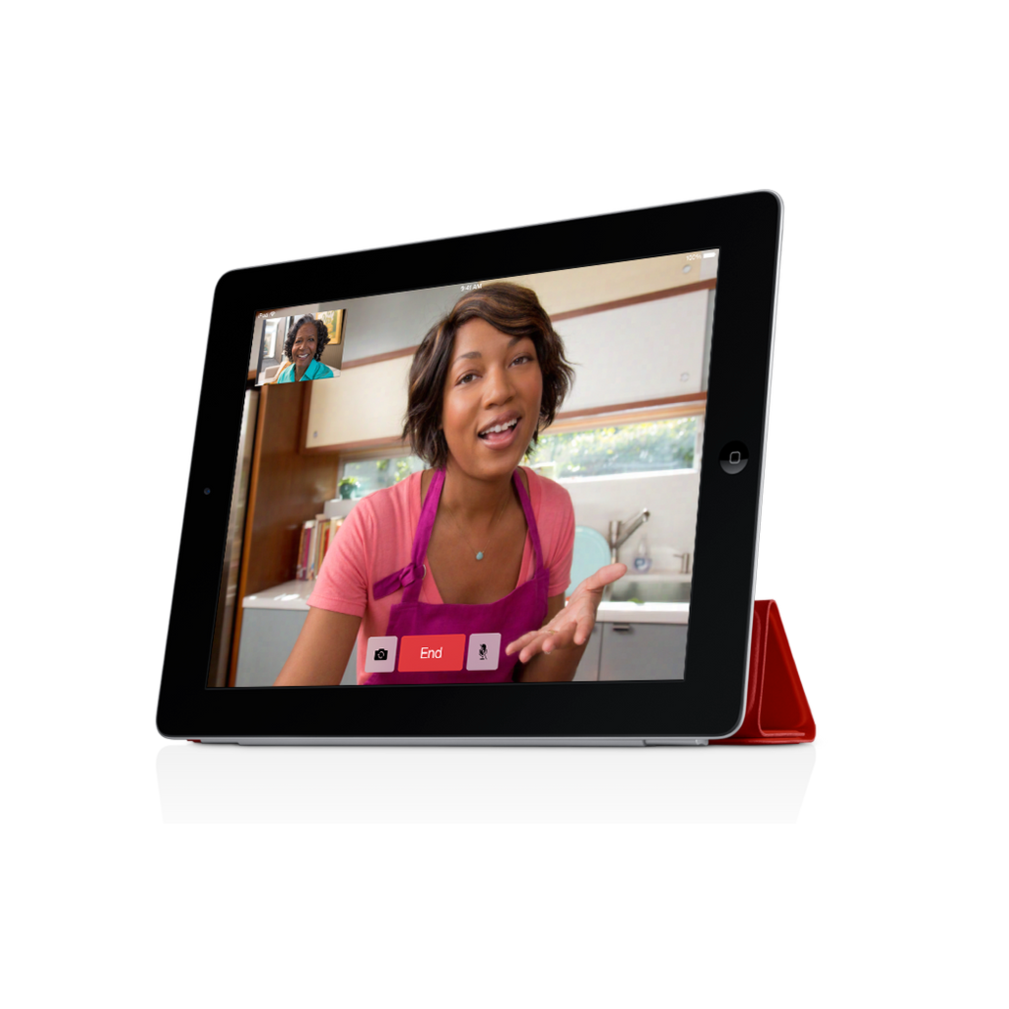 iPad Smart Cover — Leather Red