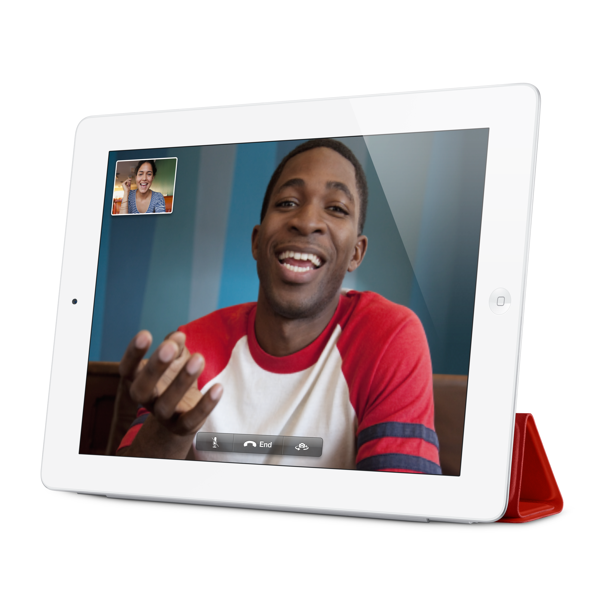 iPad Smart Cover — Leather Red