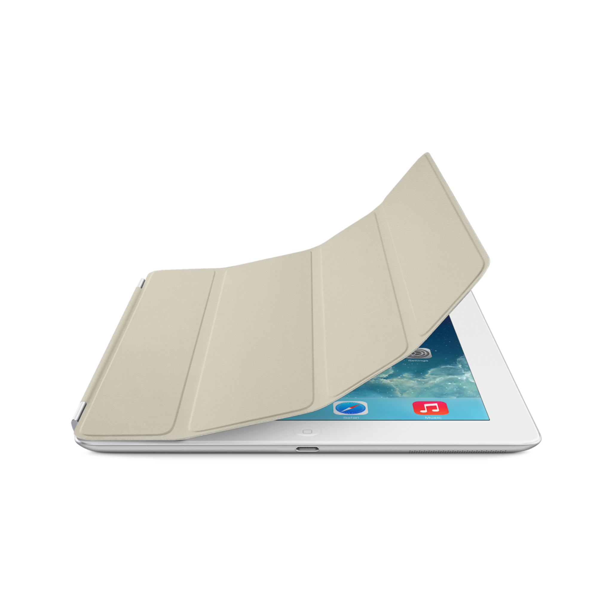 iPad Smart Cover — Leather Cream