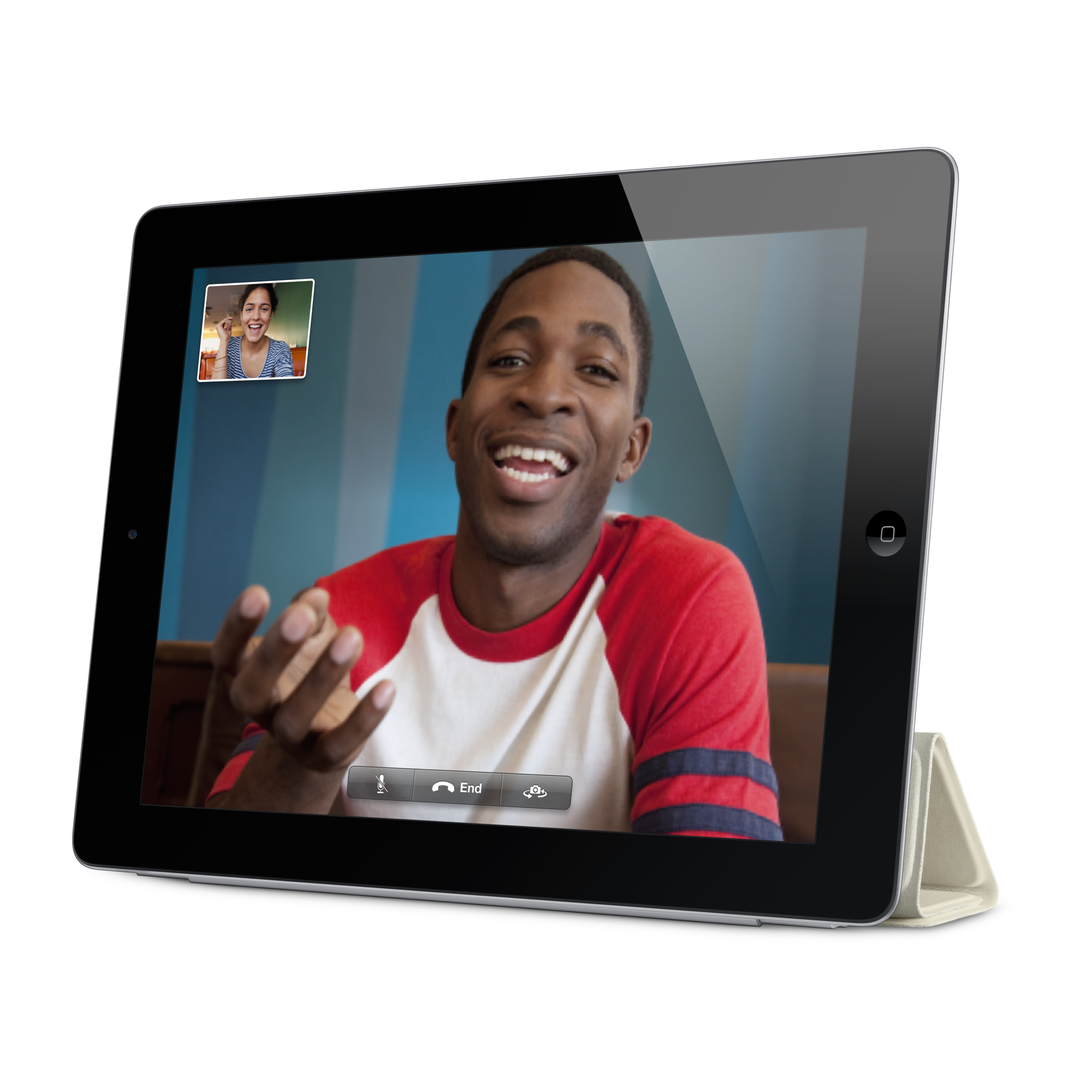 iPad Smart Cover — Leather Cream