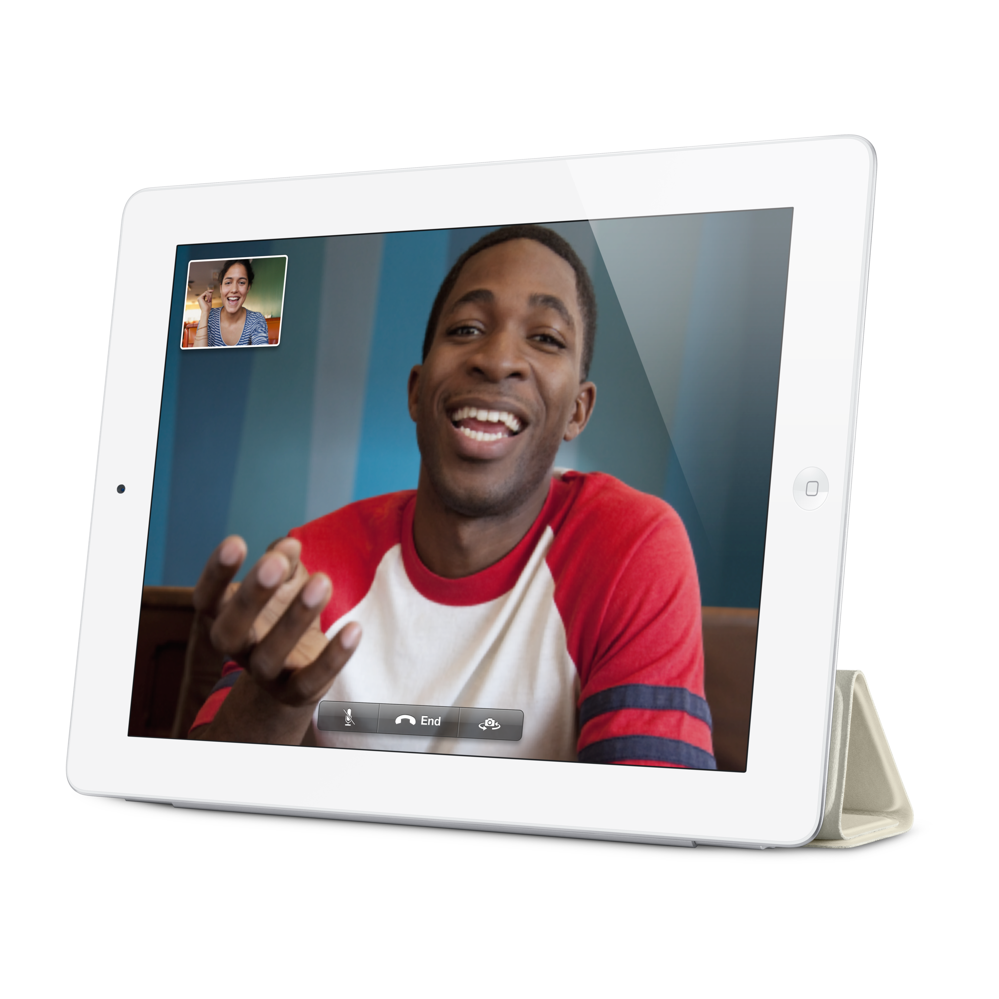 iPad Smart Cover — Leather Cream