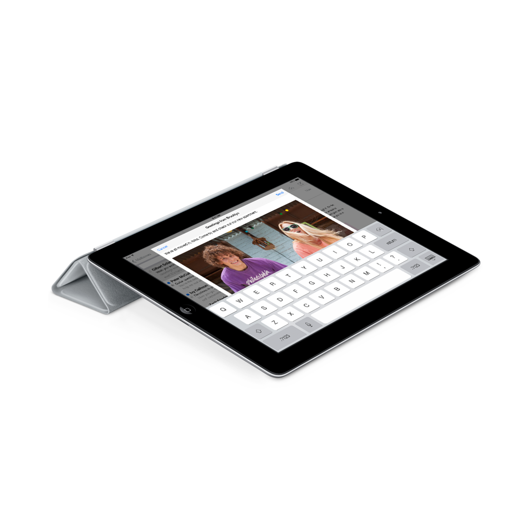 iPad Smart Cover — Light Gray