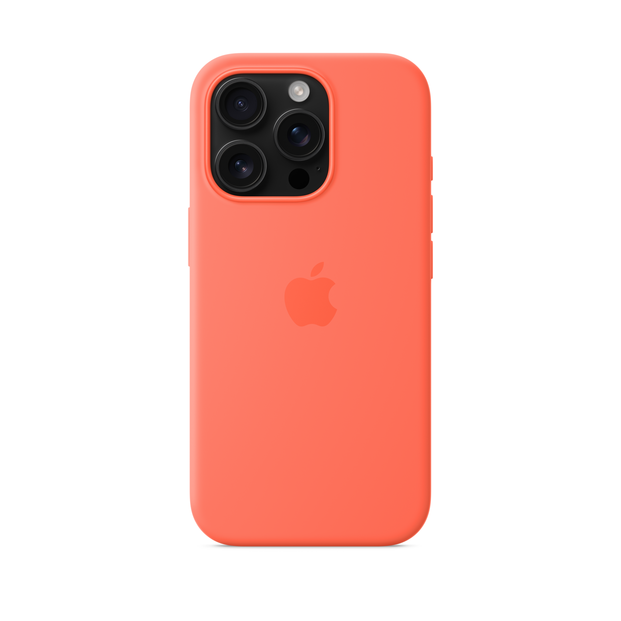 iPhone 16 Pro Silicone Case with MagSafe — Tangerine