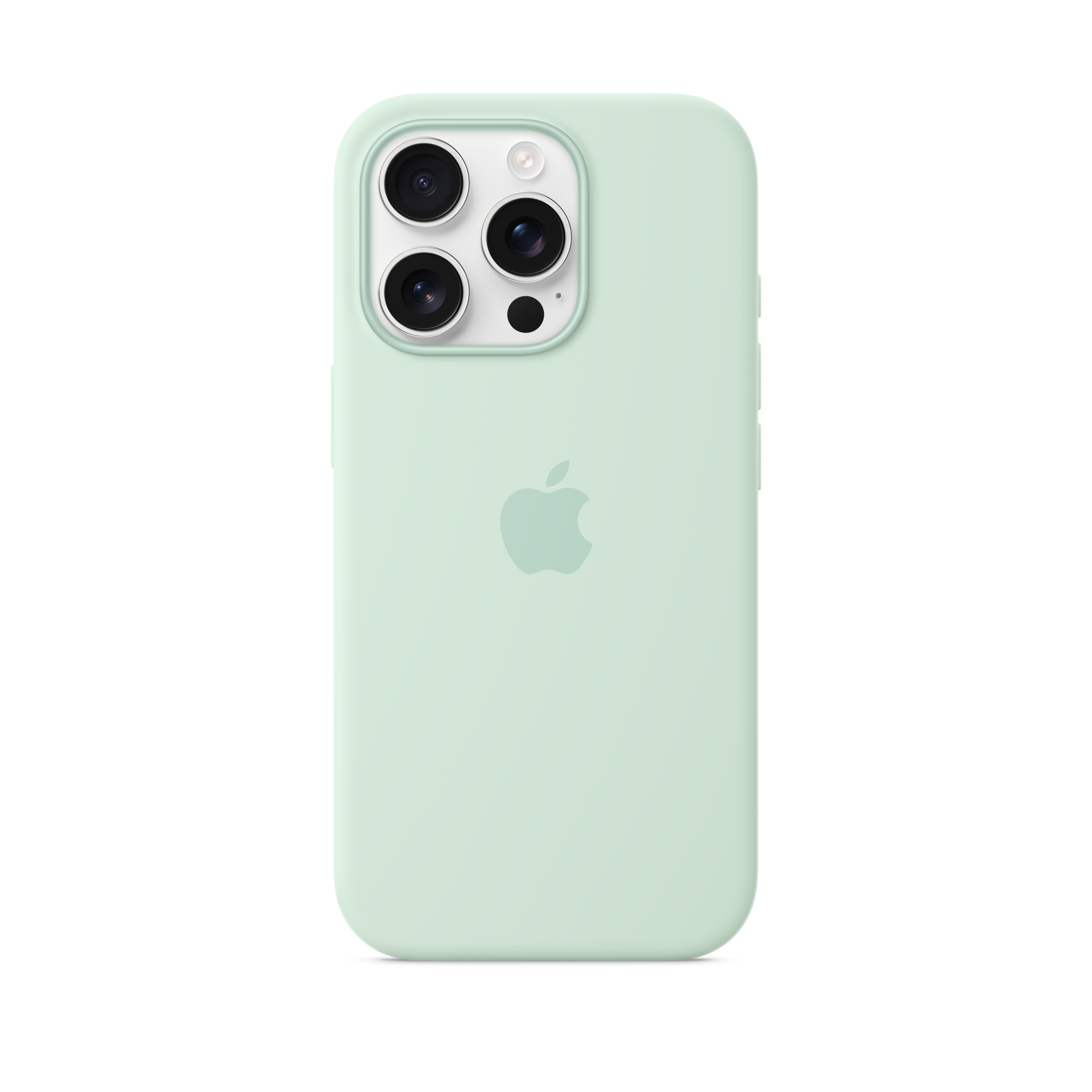 iPhone 16 Pro Silicone Case with MagSafe — Aquamarine