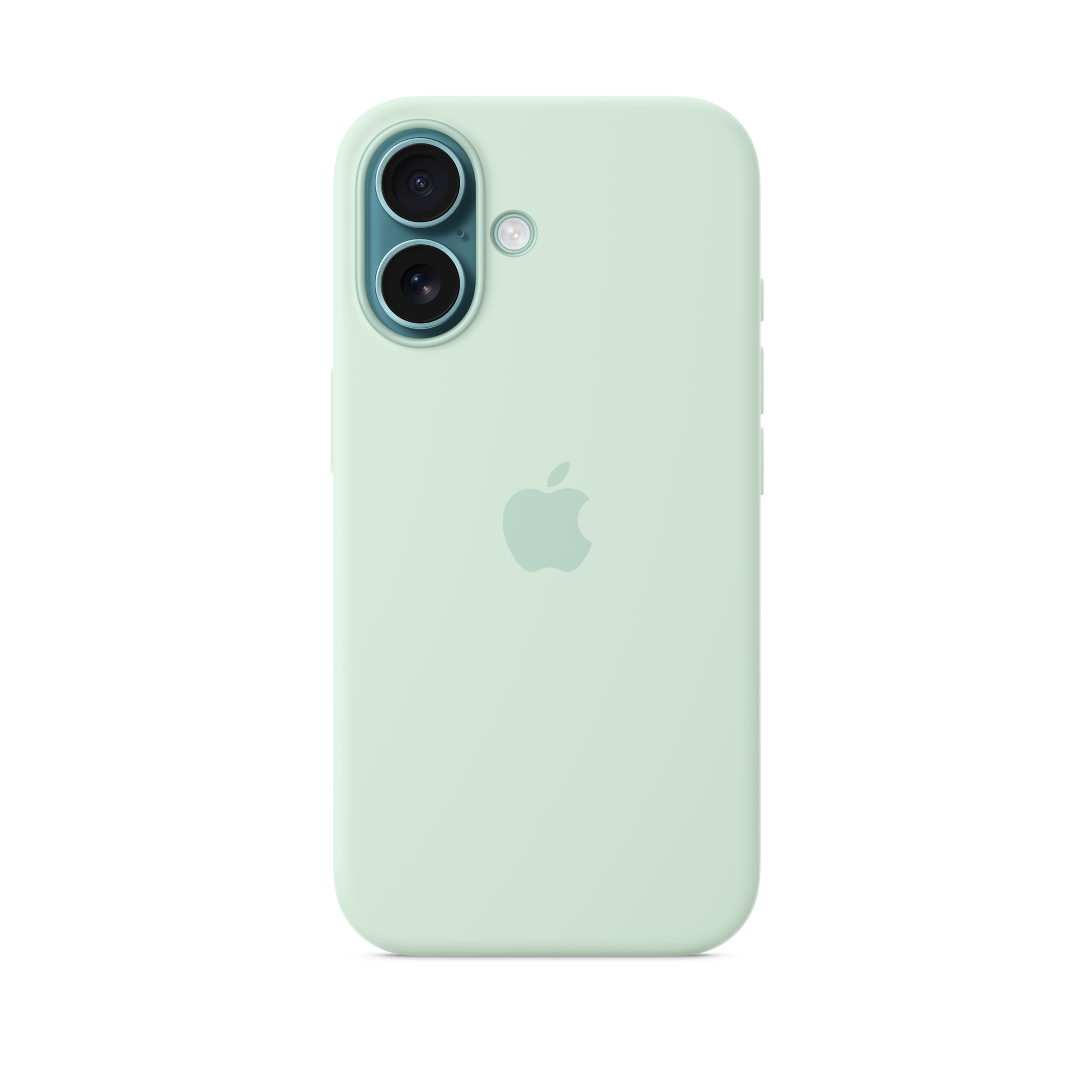 iPhone 16 Silicone Case with MagSafe — Aquamarine