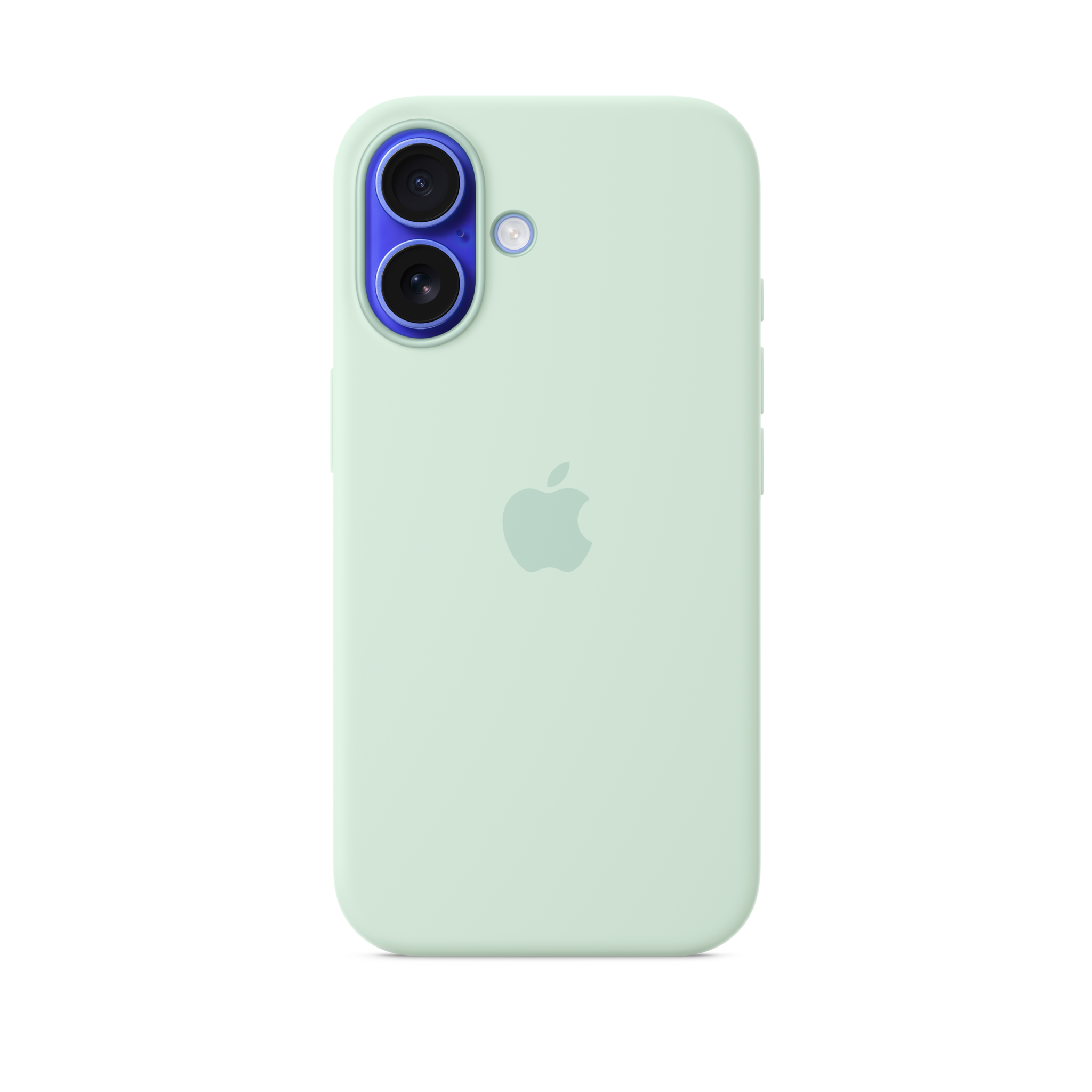 iPhone 16 Silicone Case with MagSafe — Aquamarine