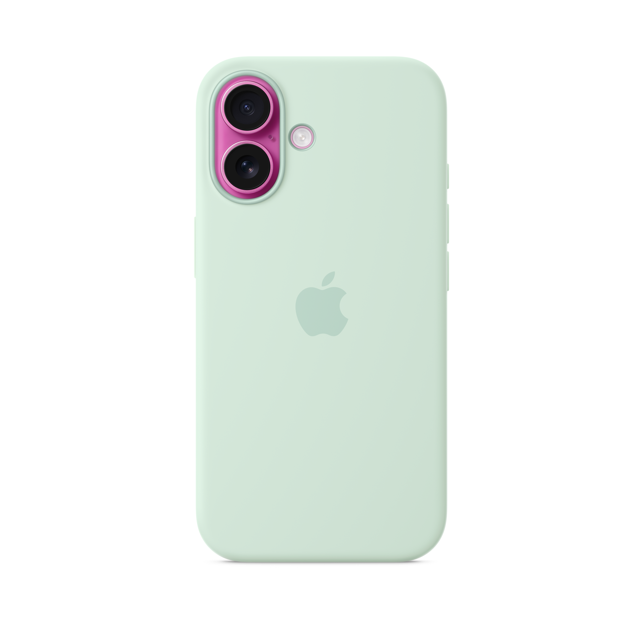iPhone 16 Silicone Case with MagSafe — Aquamarine