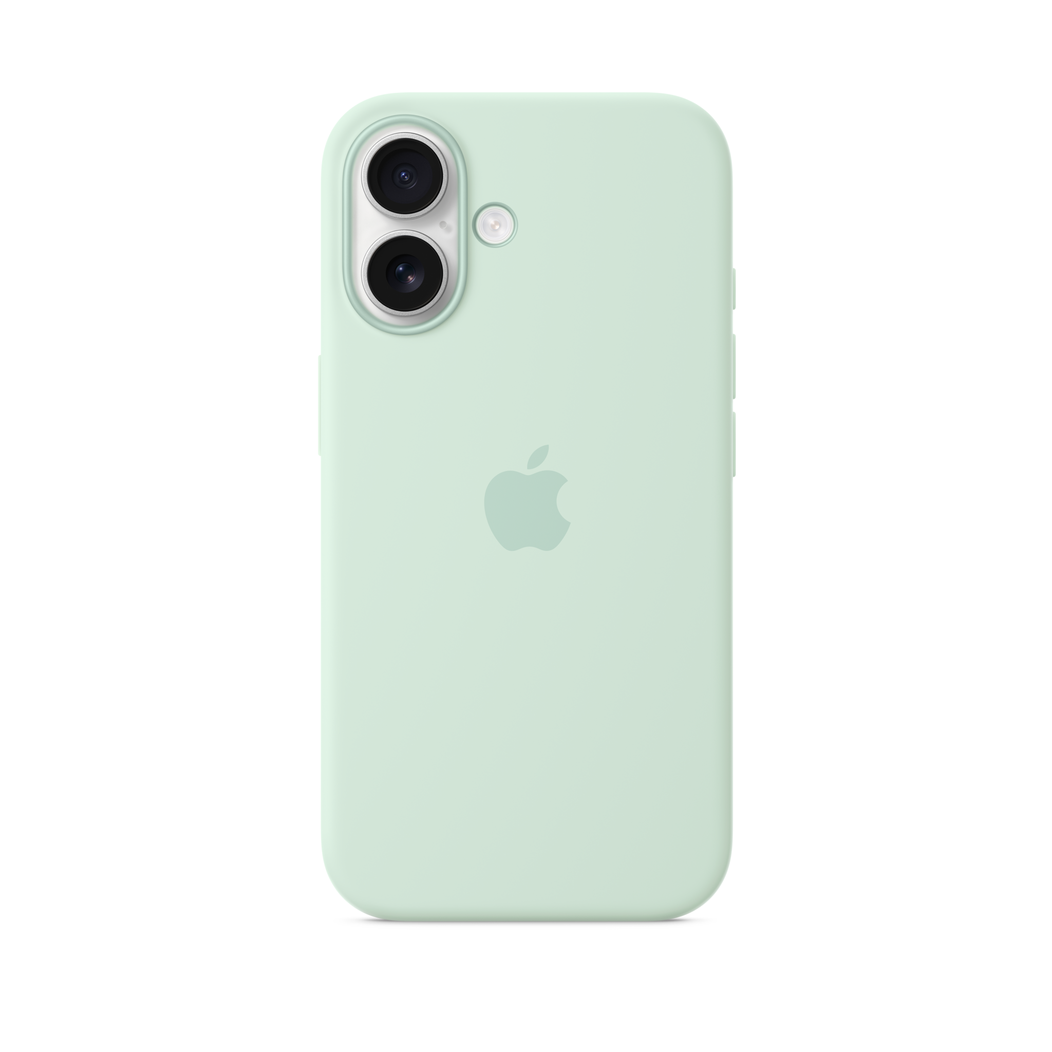 iPhone 16 Silicone Case with MagSafe — Aquamarine