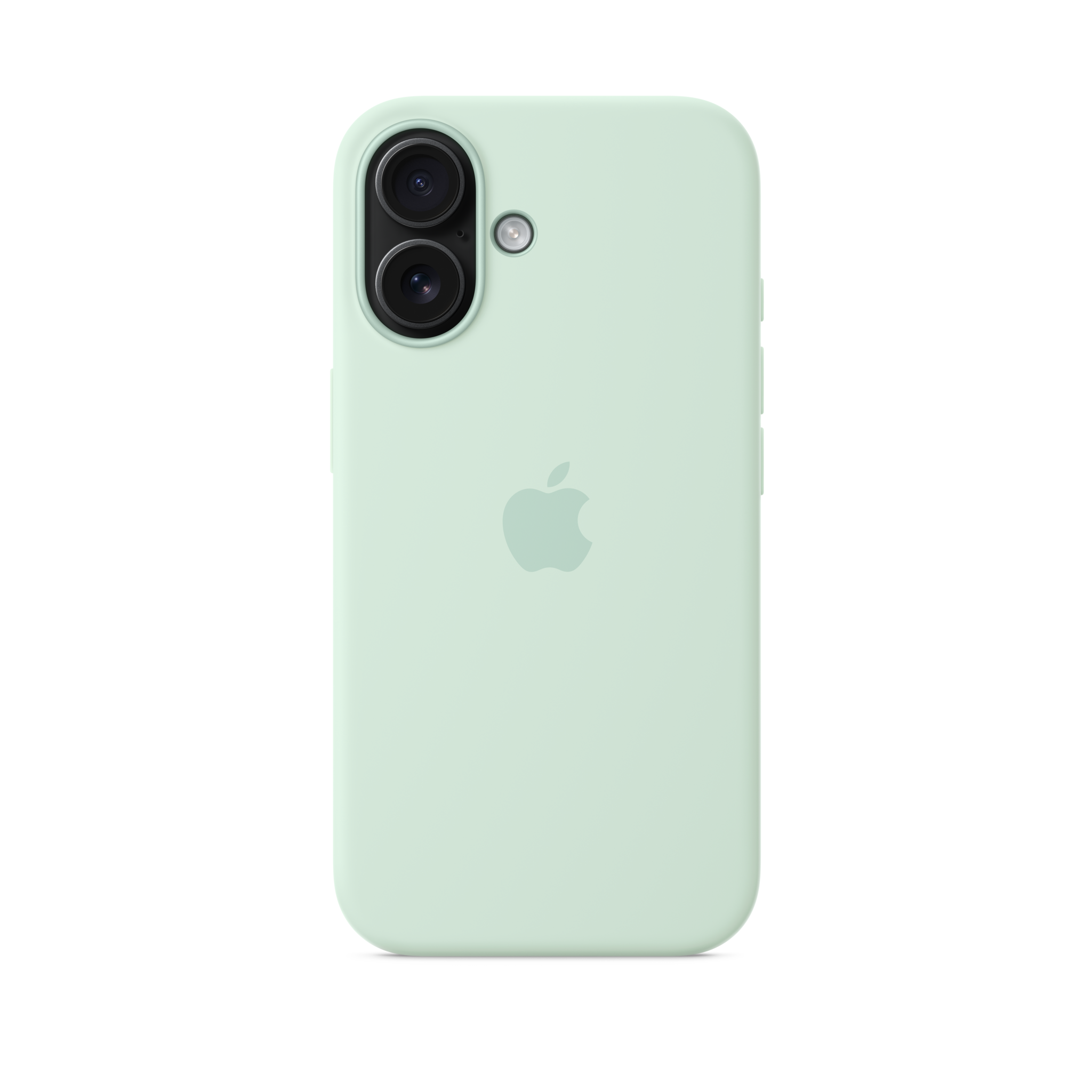 iPhone 16 Silicone Case with MagSafe — Aquamarine