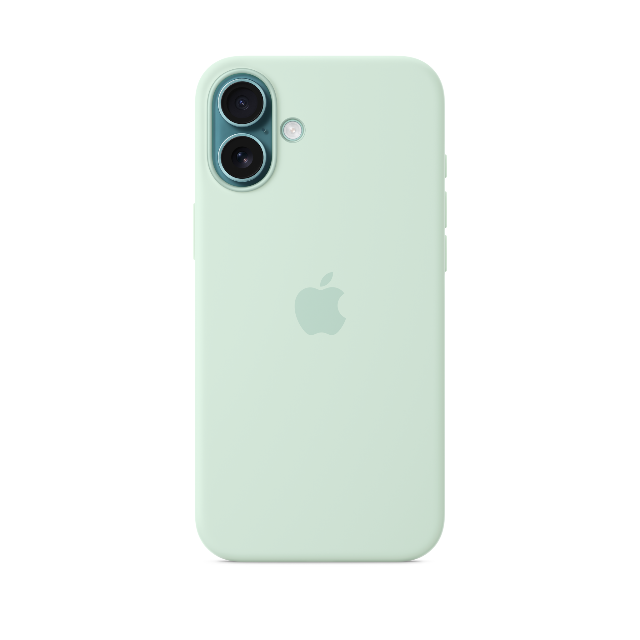 iPhone 16 Plus Silicone Case with MagSafe — Aquamarine