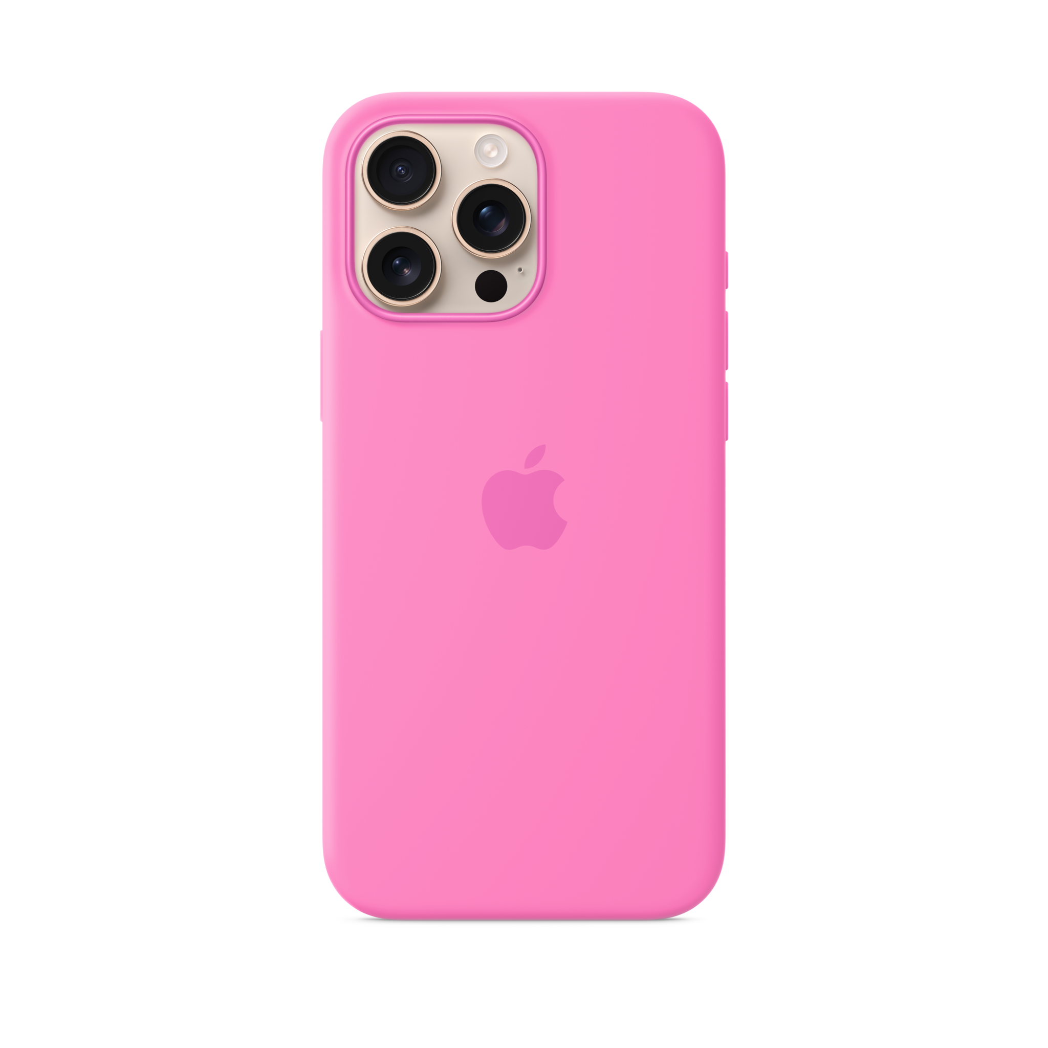 iPhone 16 Pro Max Silicone Case with MagSafe — Peony
