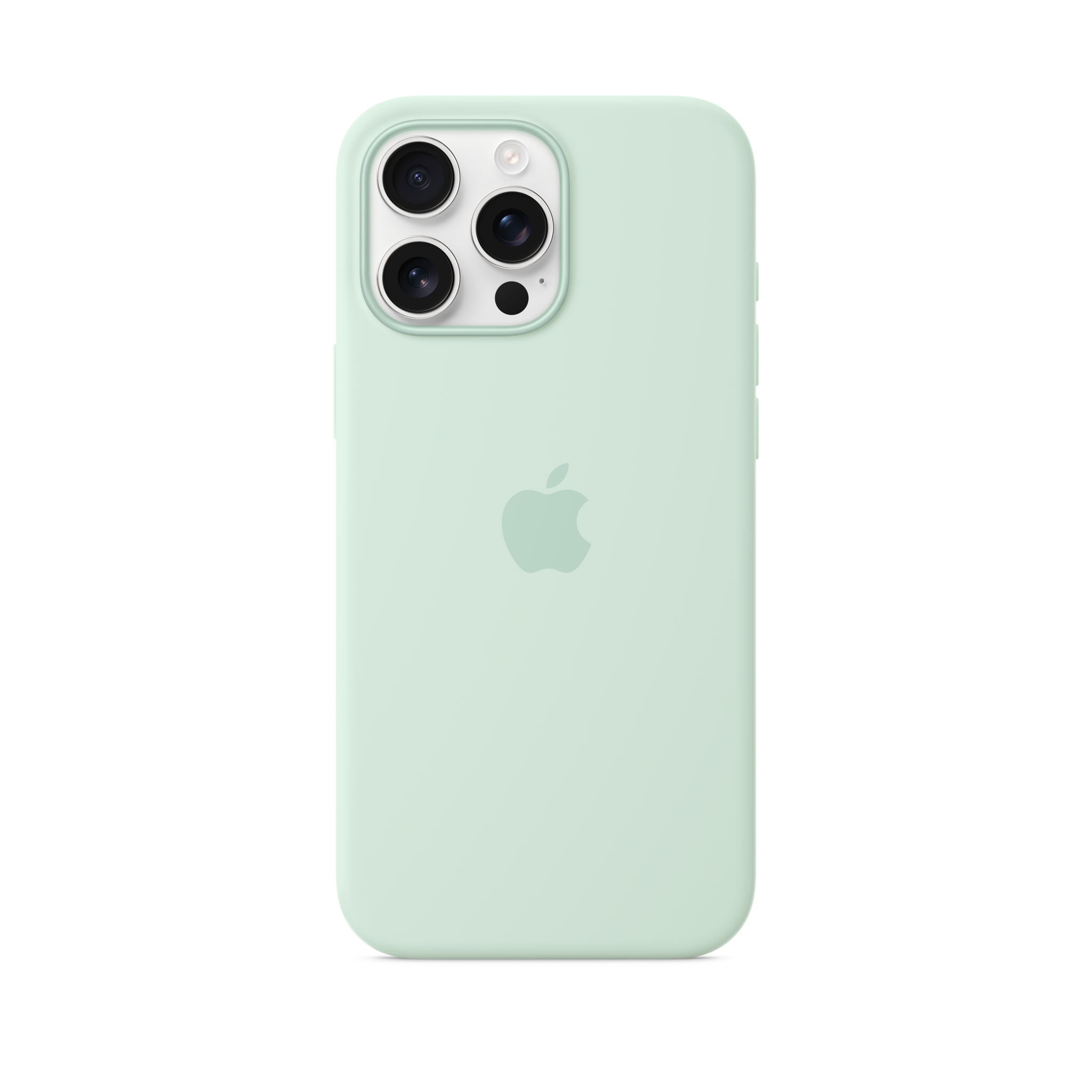 iPhone 16 Pro Max Silicone Case with MagSafe — Aquamarine