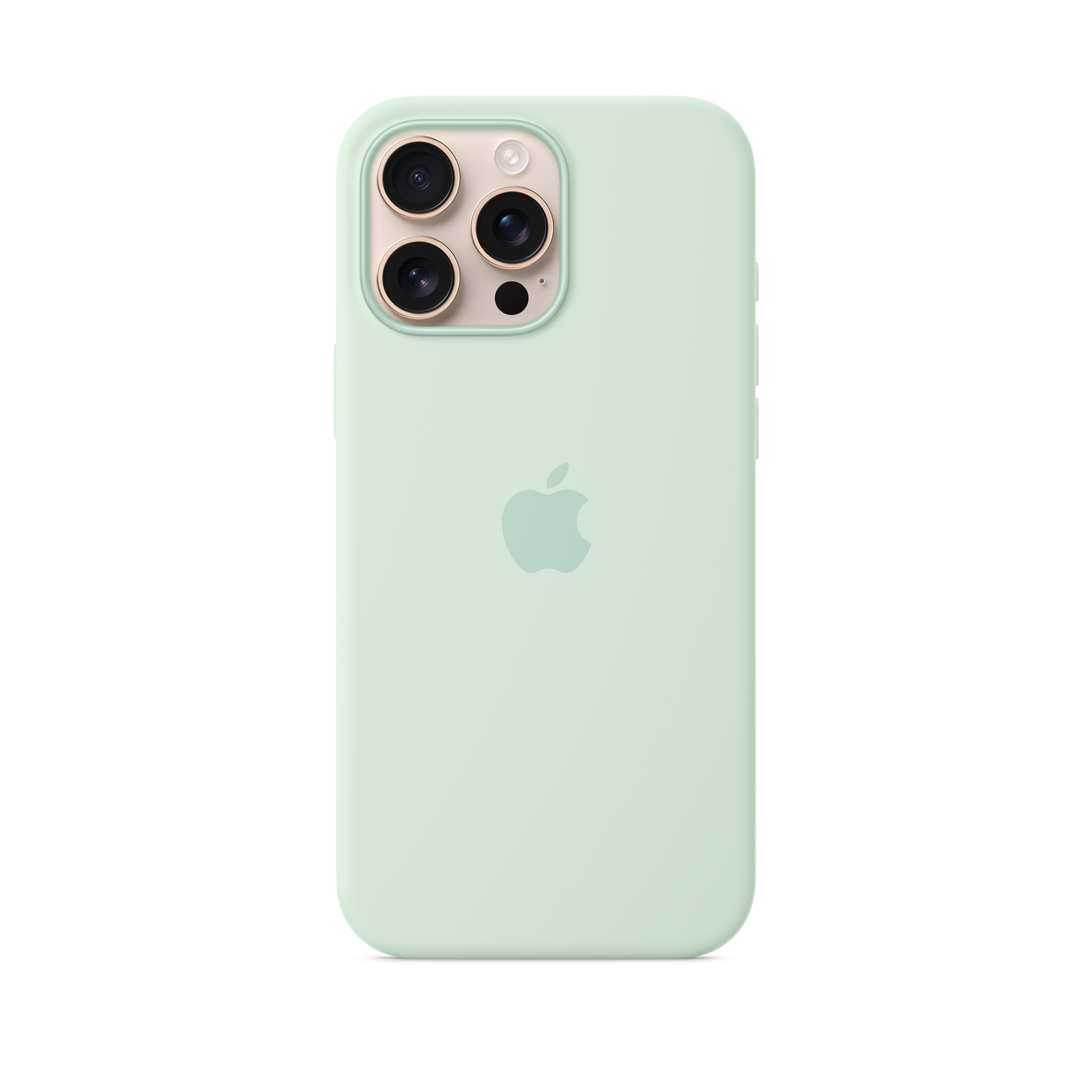iPhone 16 Pro Max Silicone Case with MagSafe — Aquamarine